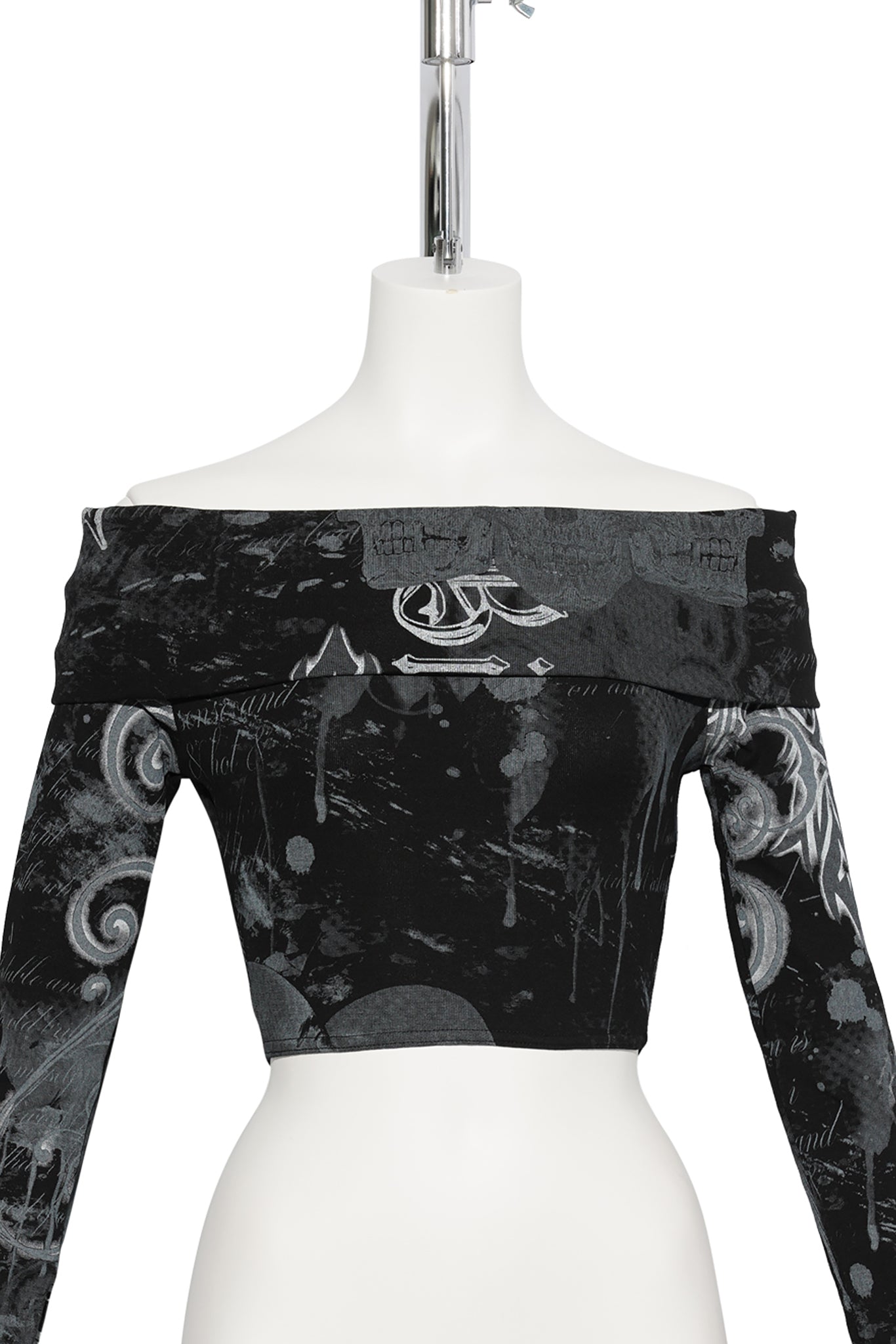 OFFSHOULDER TOP / BLACK