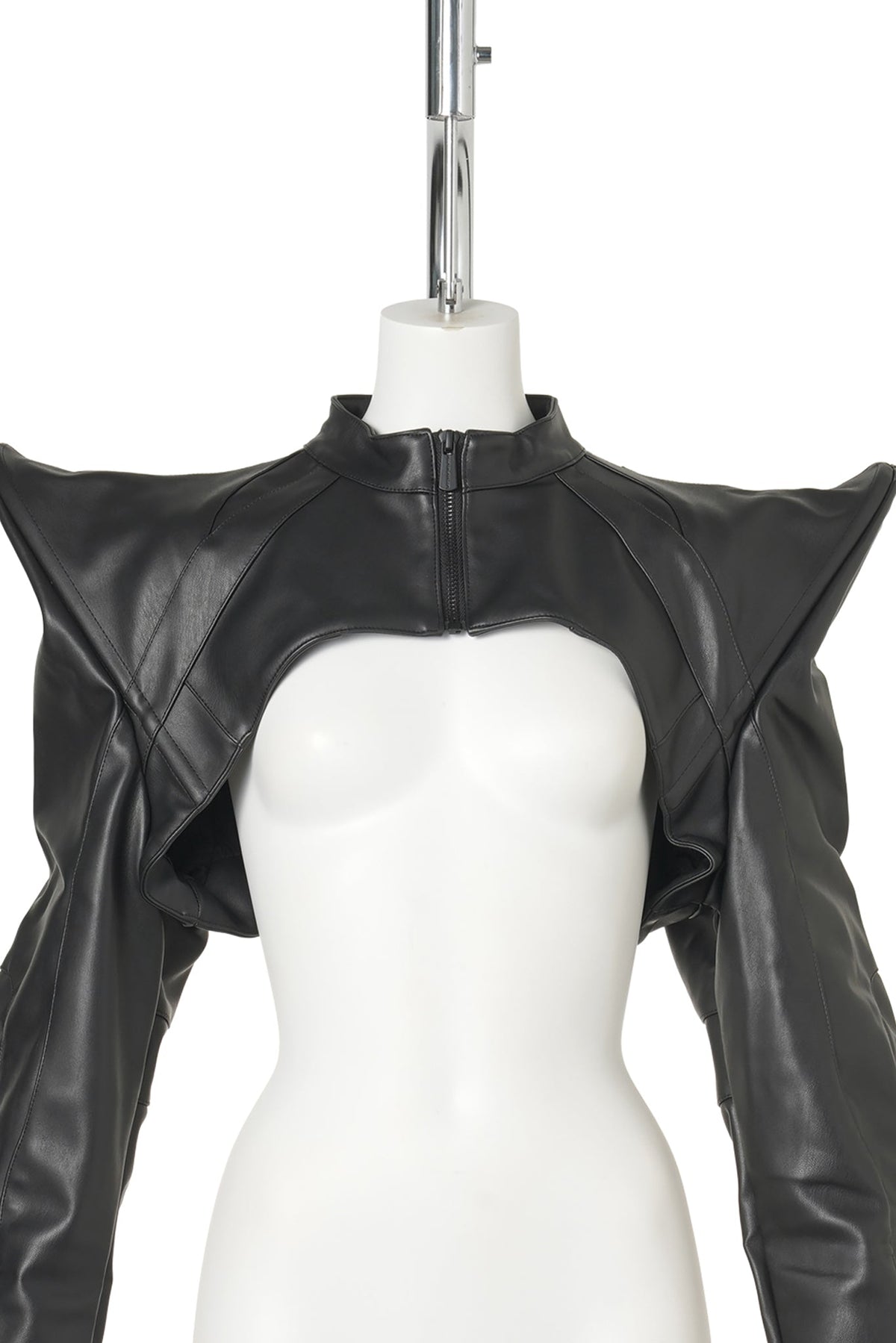 SPIKE MOTO BOLERO JACKET / BLACK