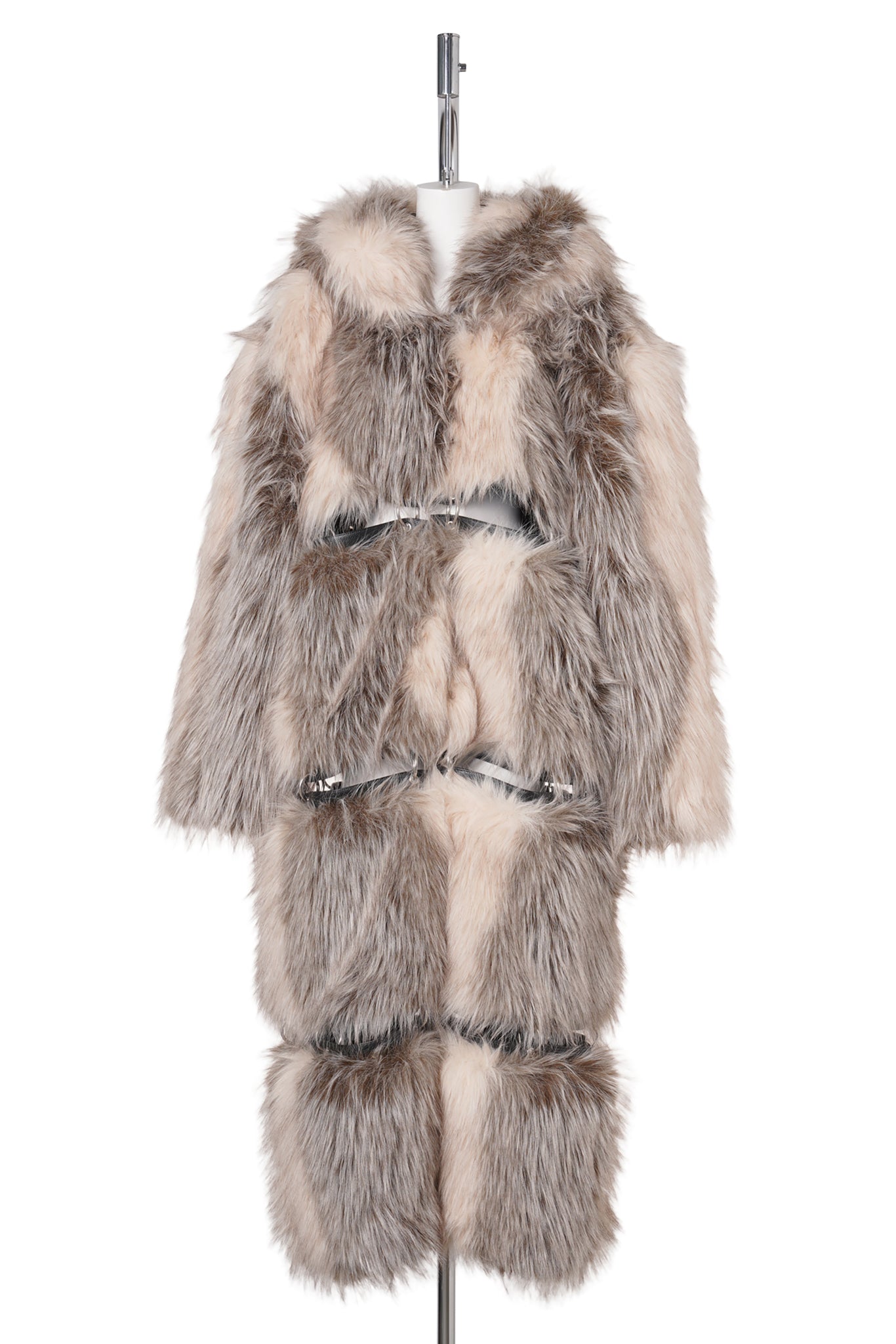 VIP FAUX FUR COAT / DUNE