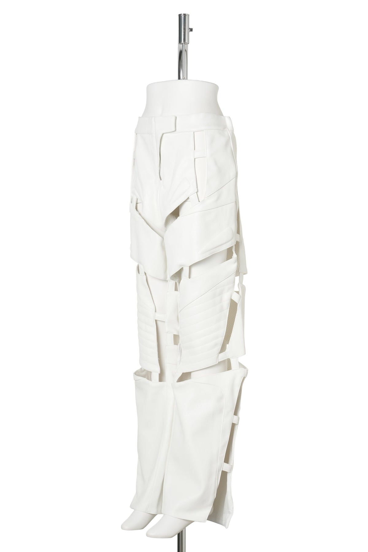 BIKER FLOATING PANTS / WHITE