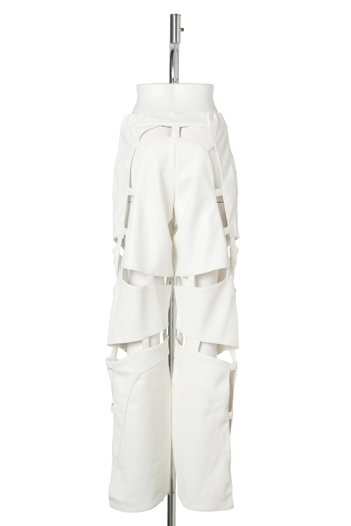BIKER FLOATING PANTS / WHITE
