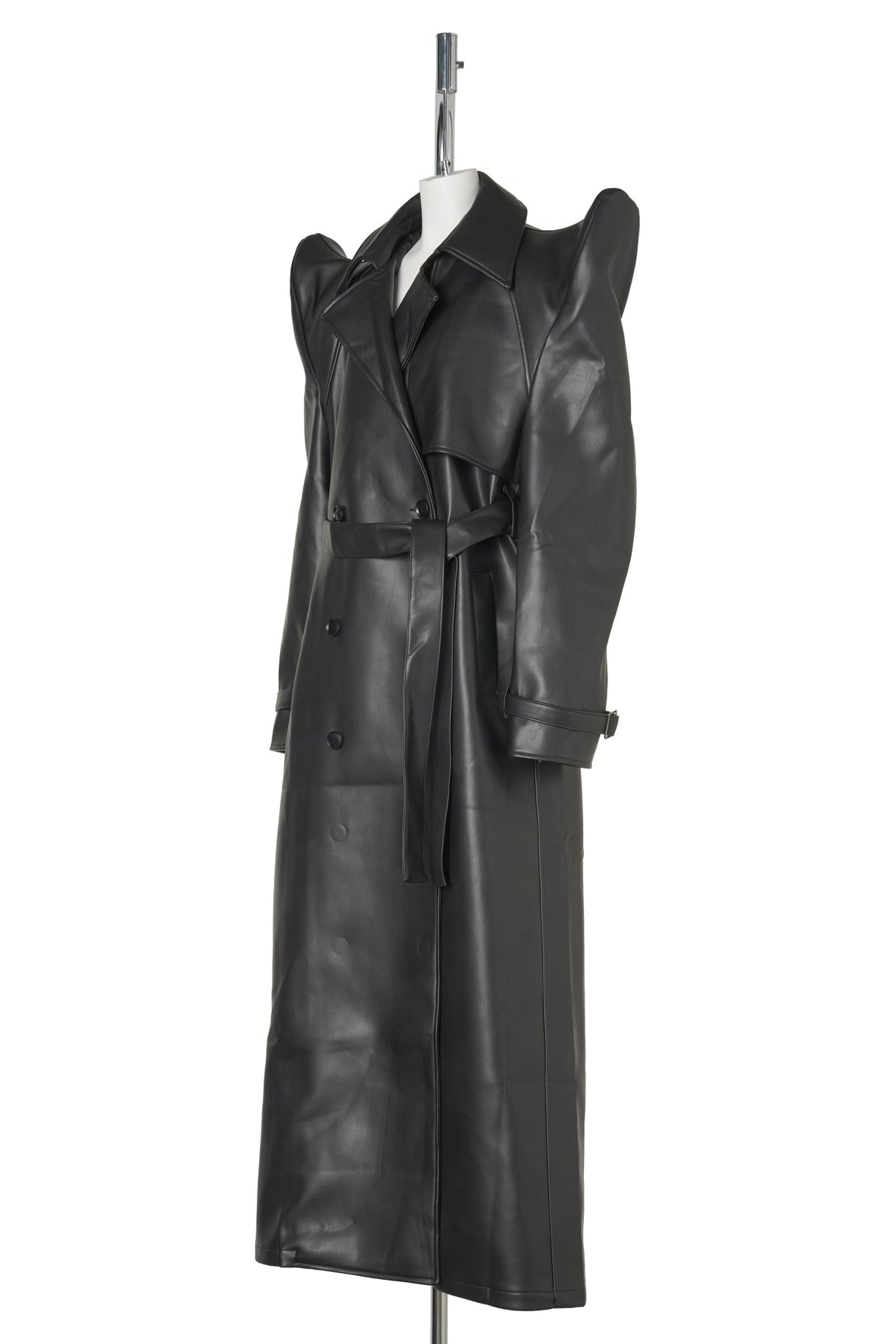 DOOMSDAY TRENCH COAT / BLACK