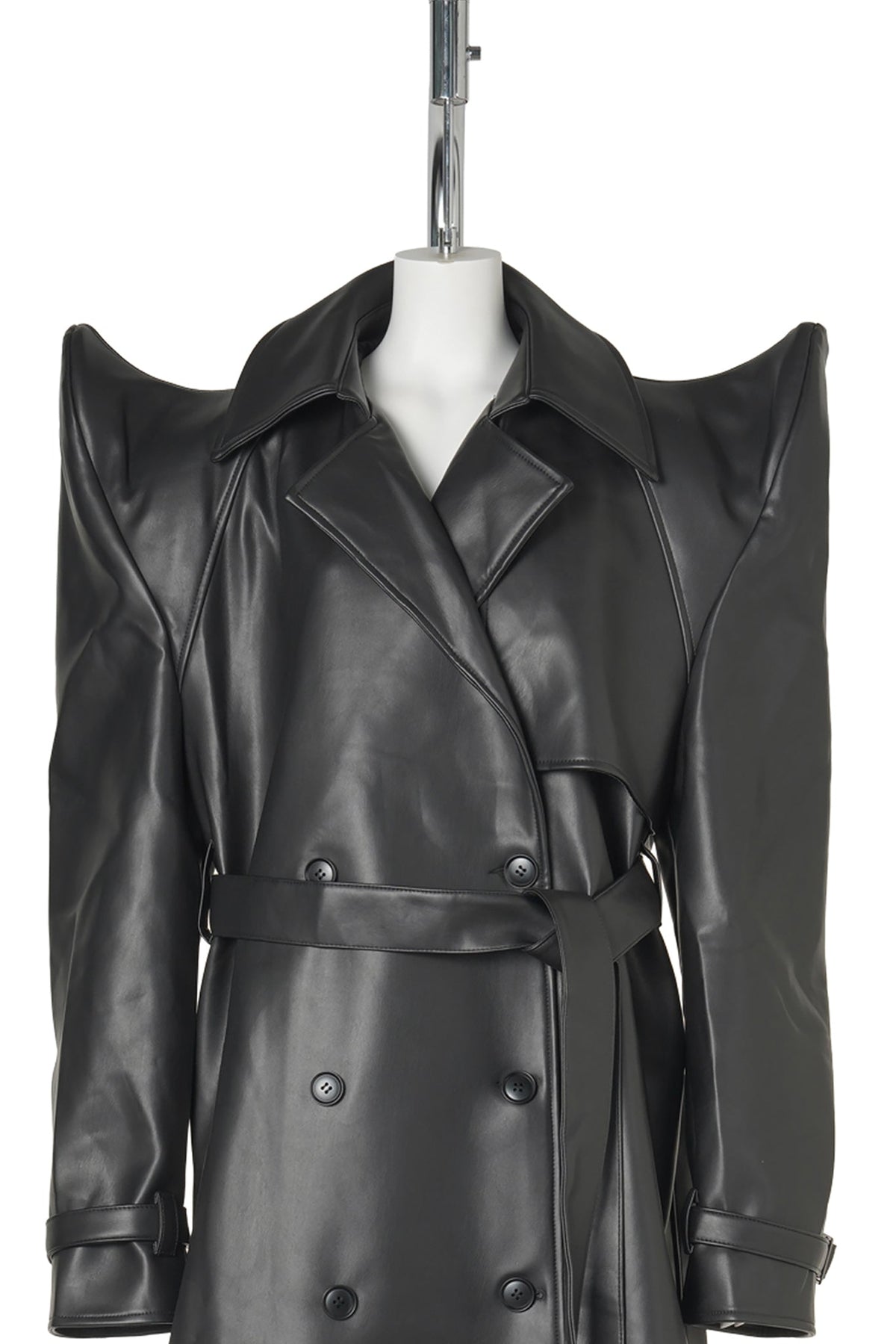 DOOMSDAY TRENCH COAT / BLACK