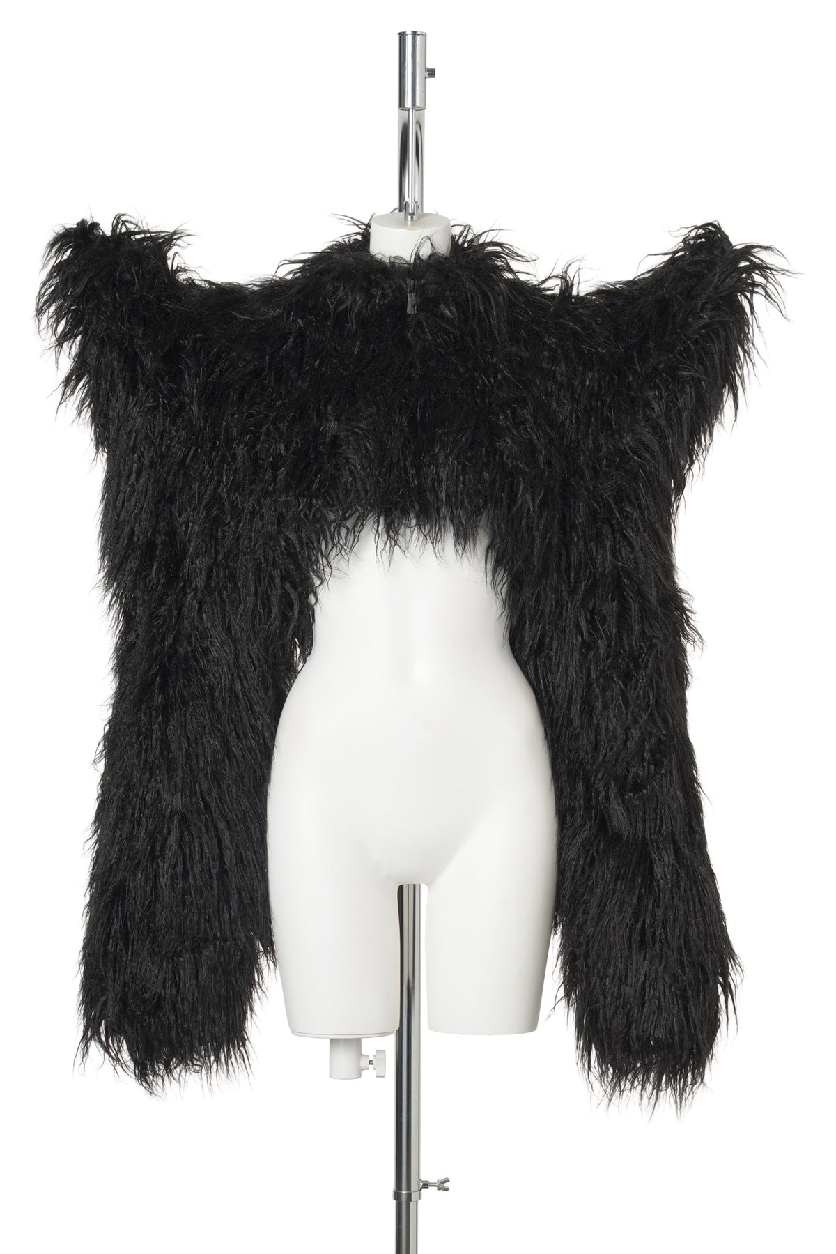 DOOMSDAY FUR BOLERO JACKET / BLACK