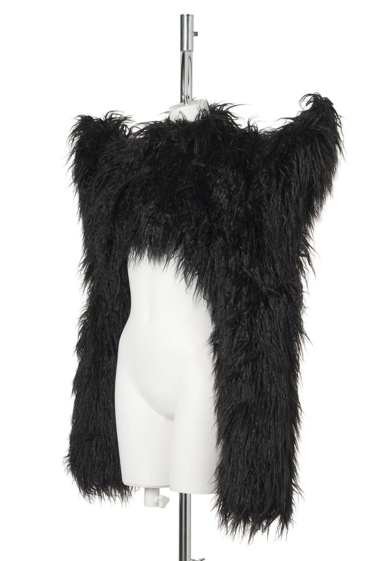 DOOMSDAY FUR BOLERO JACKET / BLACK