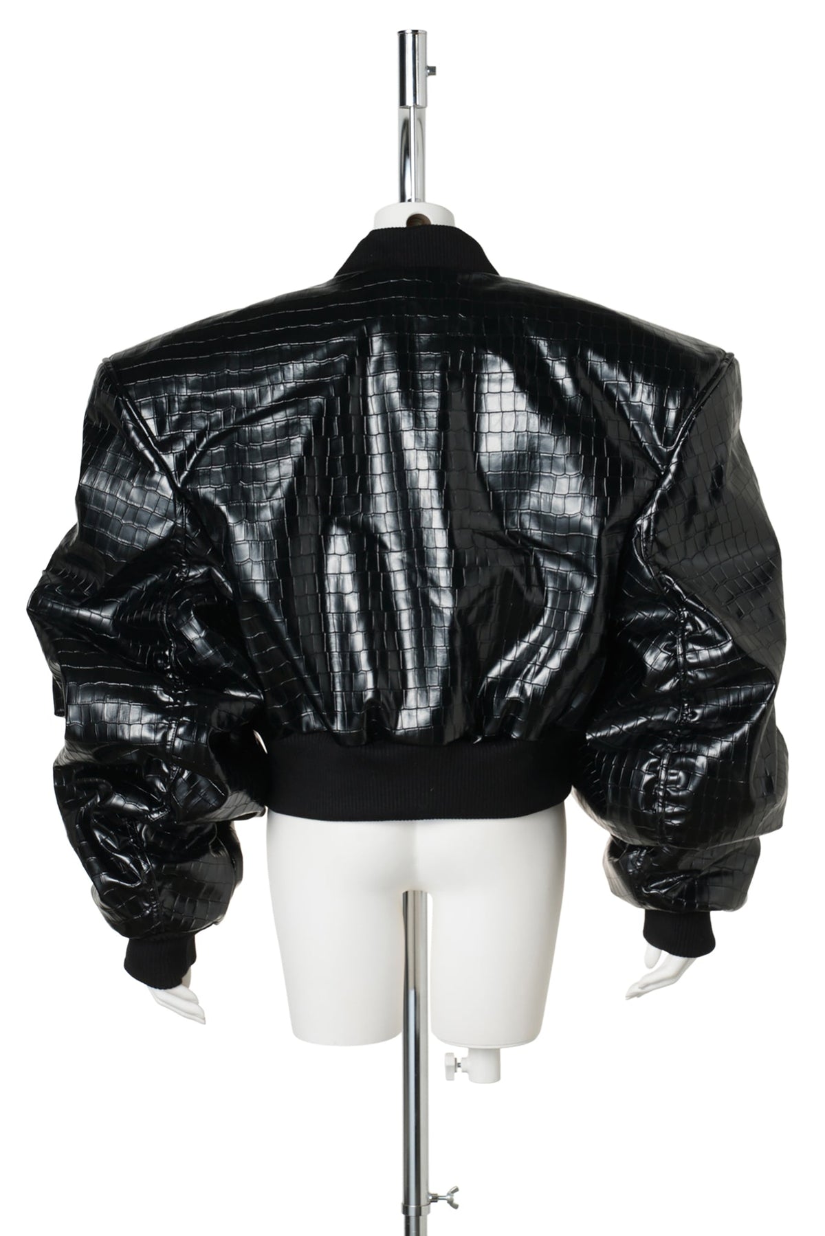 CROC POWER SHOULDER BOMBER / BLACK CROC