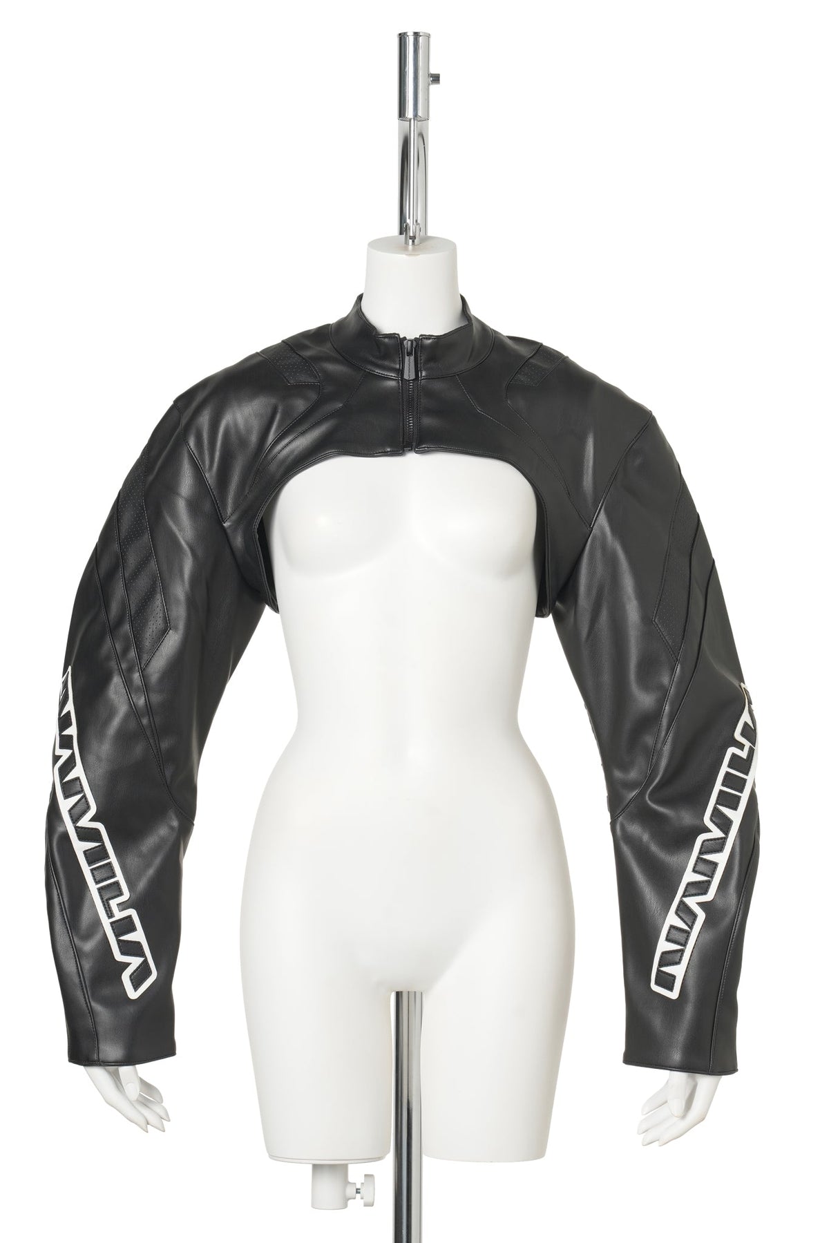 XTC LEATHER CHOKER JACKET / BLACK