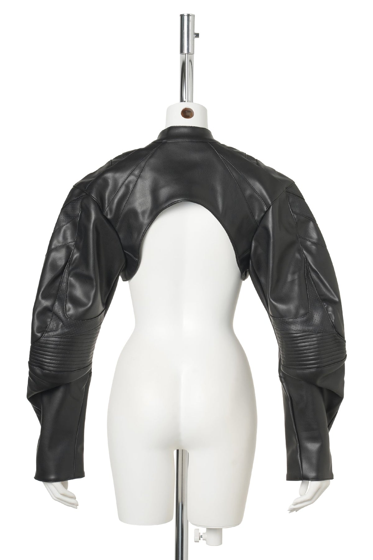 XTC LEATHER CHOKER JACKET / BLACK