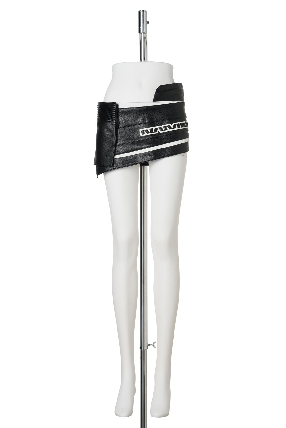 OCTANE MINI SKIRT / BLACK/WHITE