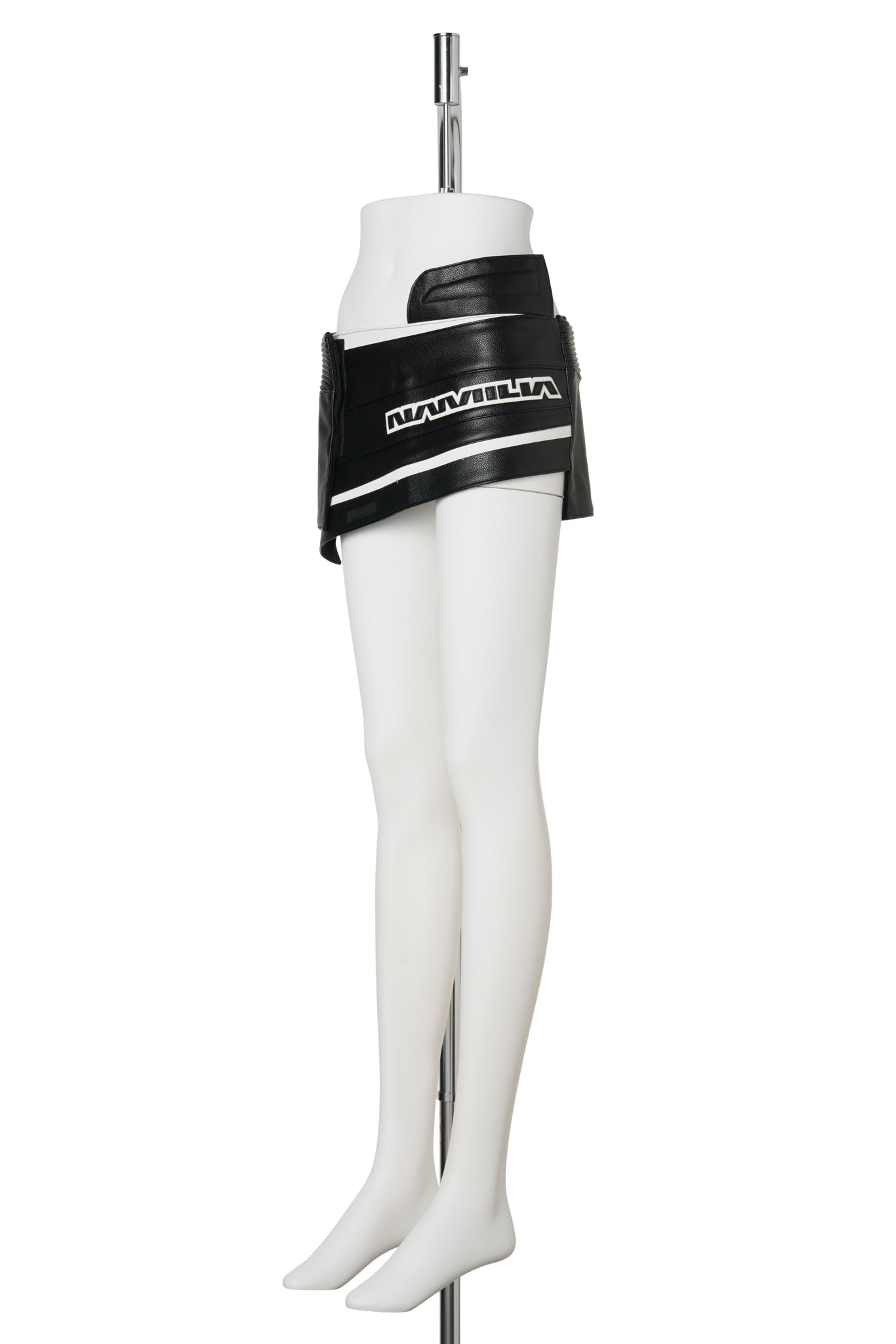 OCTANE MINI SKIRT / BLACK/WHITE