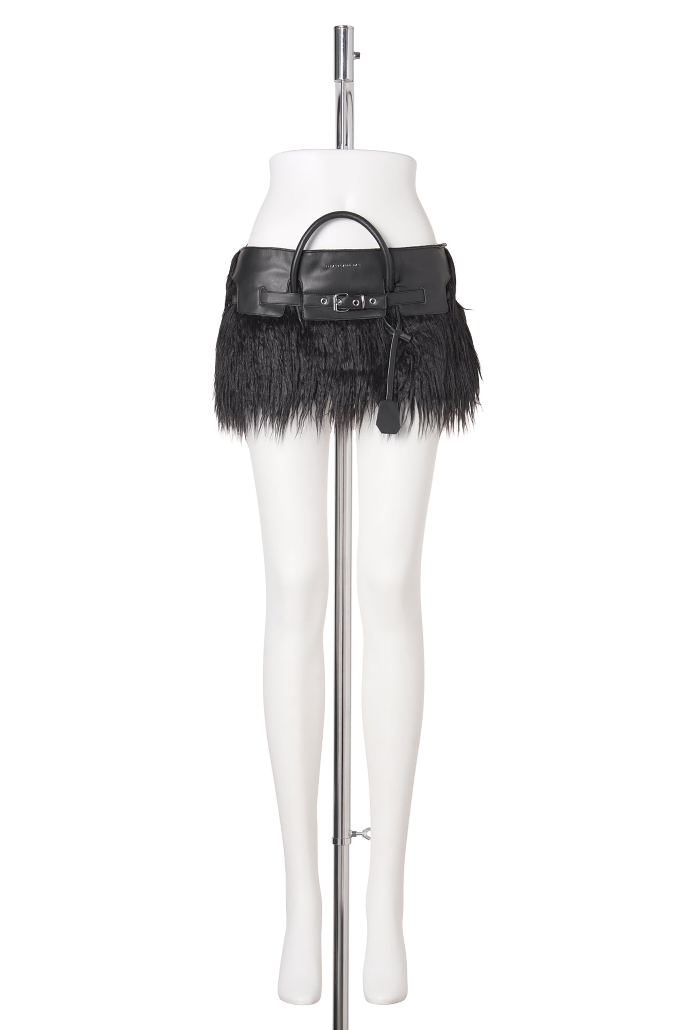 HEIRESS HANDBAG MINI SKIRT / BLACK