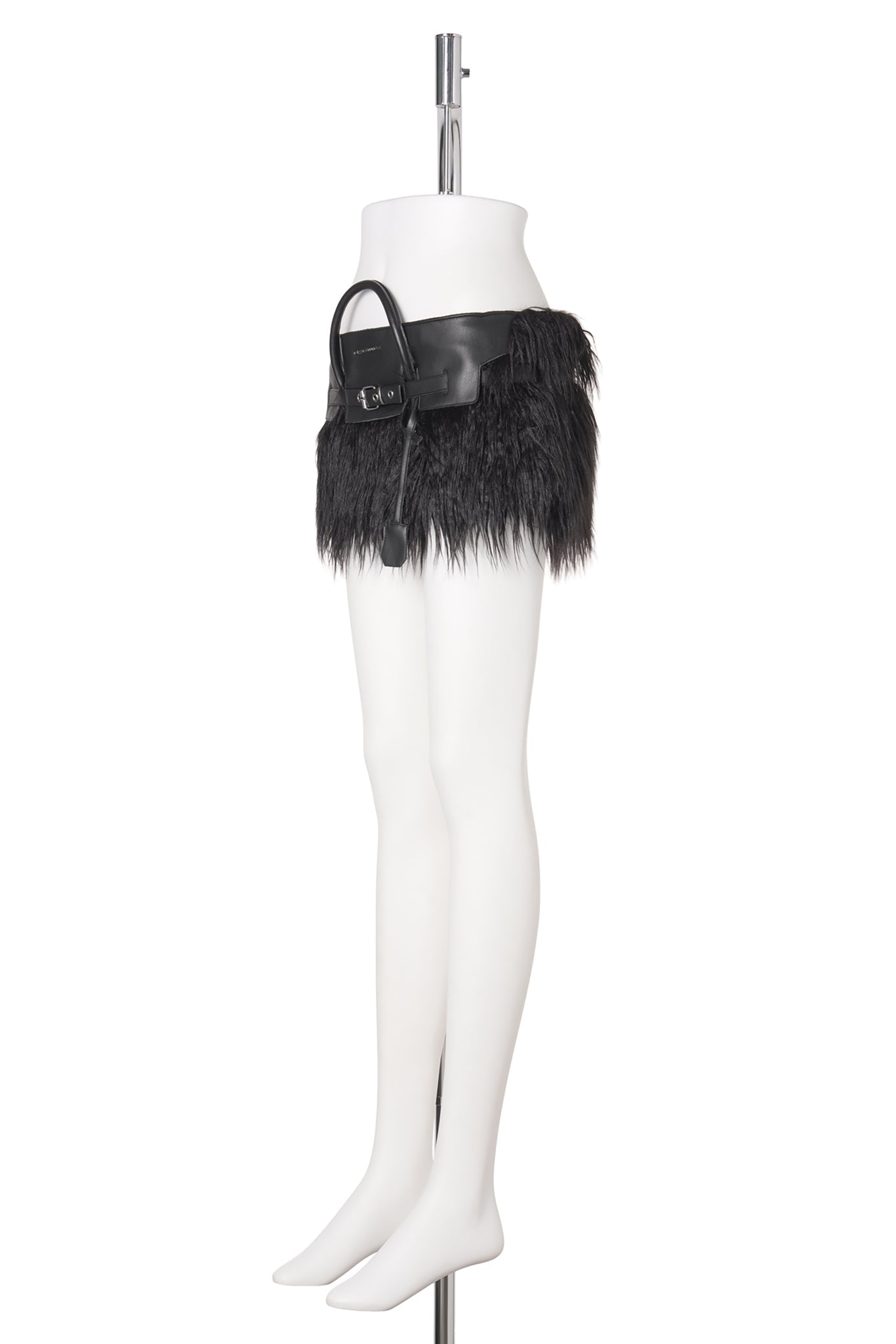 HEIRESS HANDBAG MINI SKIRT / BLACK