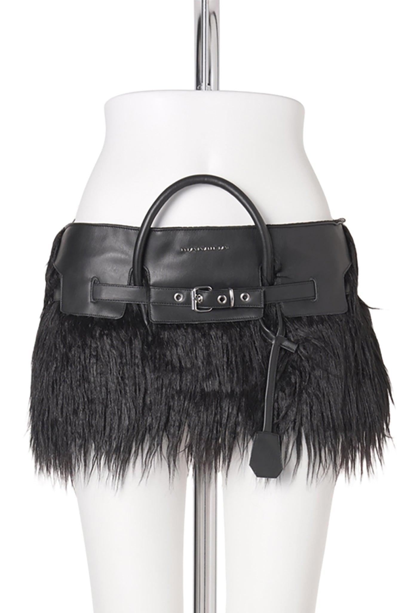 HEIRESS HANDBAG MINI SKIRT / BLACK