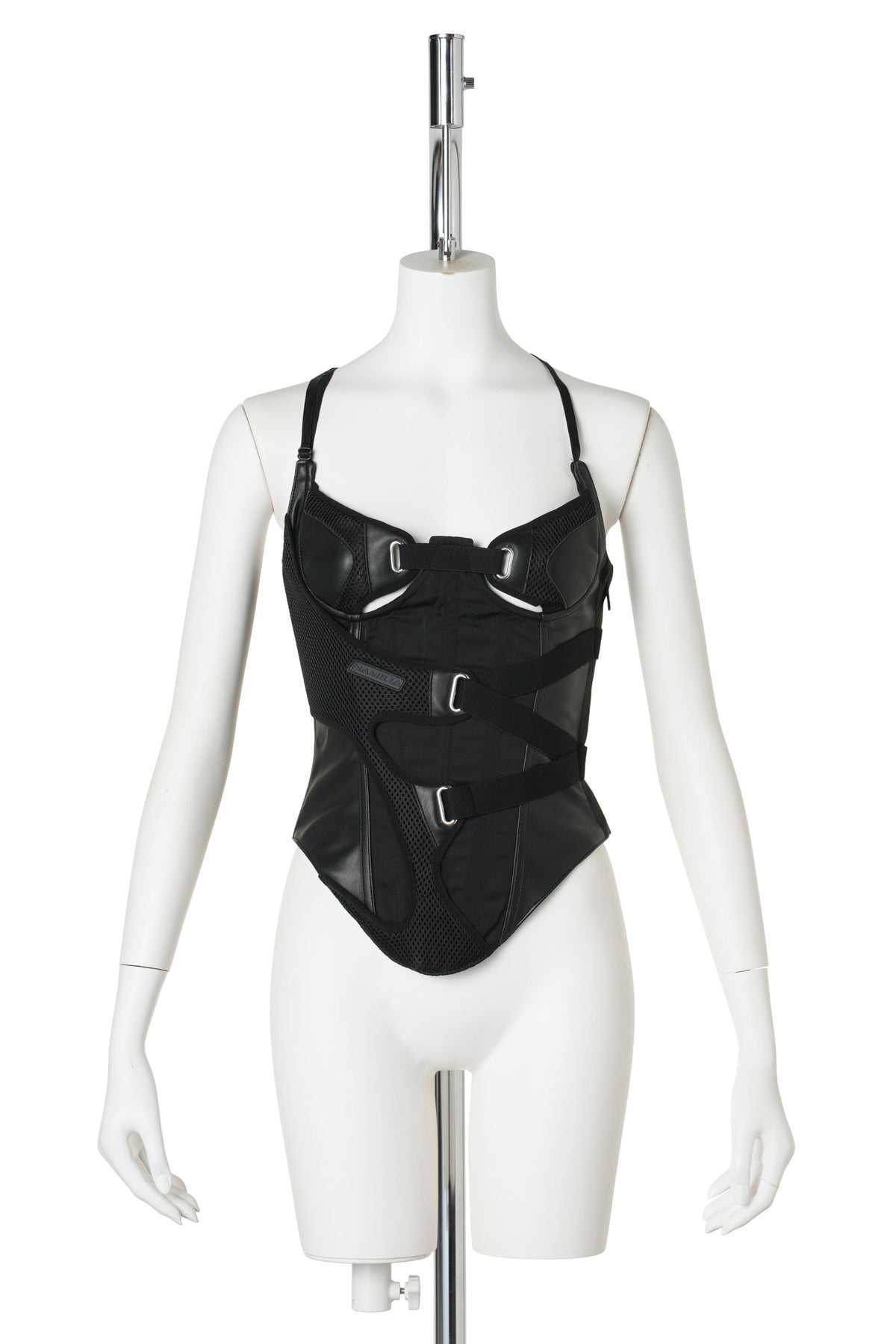 VORTEXT CORSET TOP / BLACK