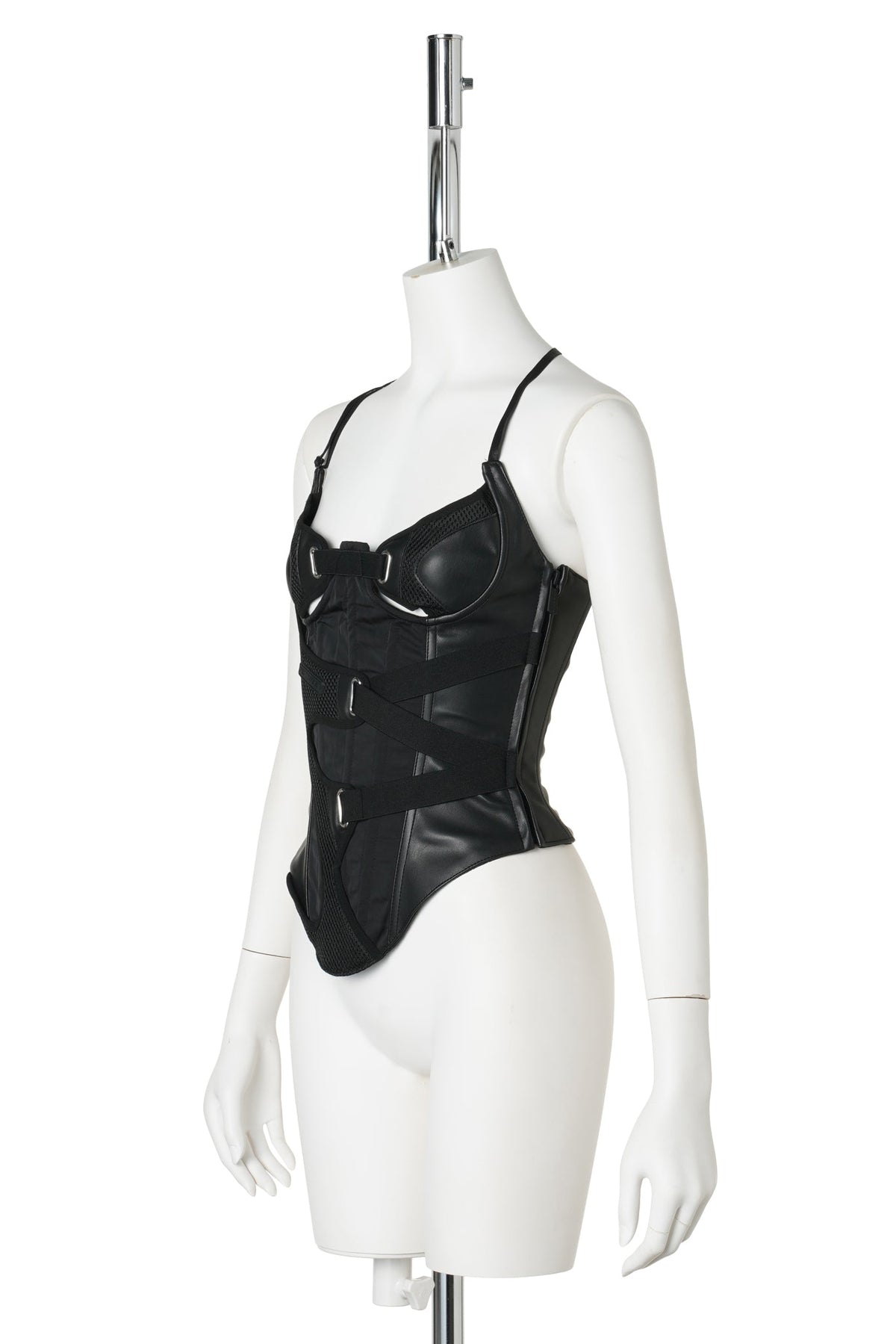 VORTEXT CORSET TOP / BLACK