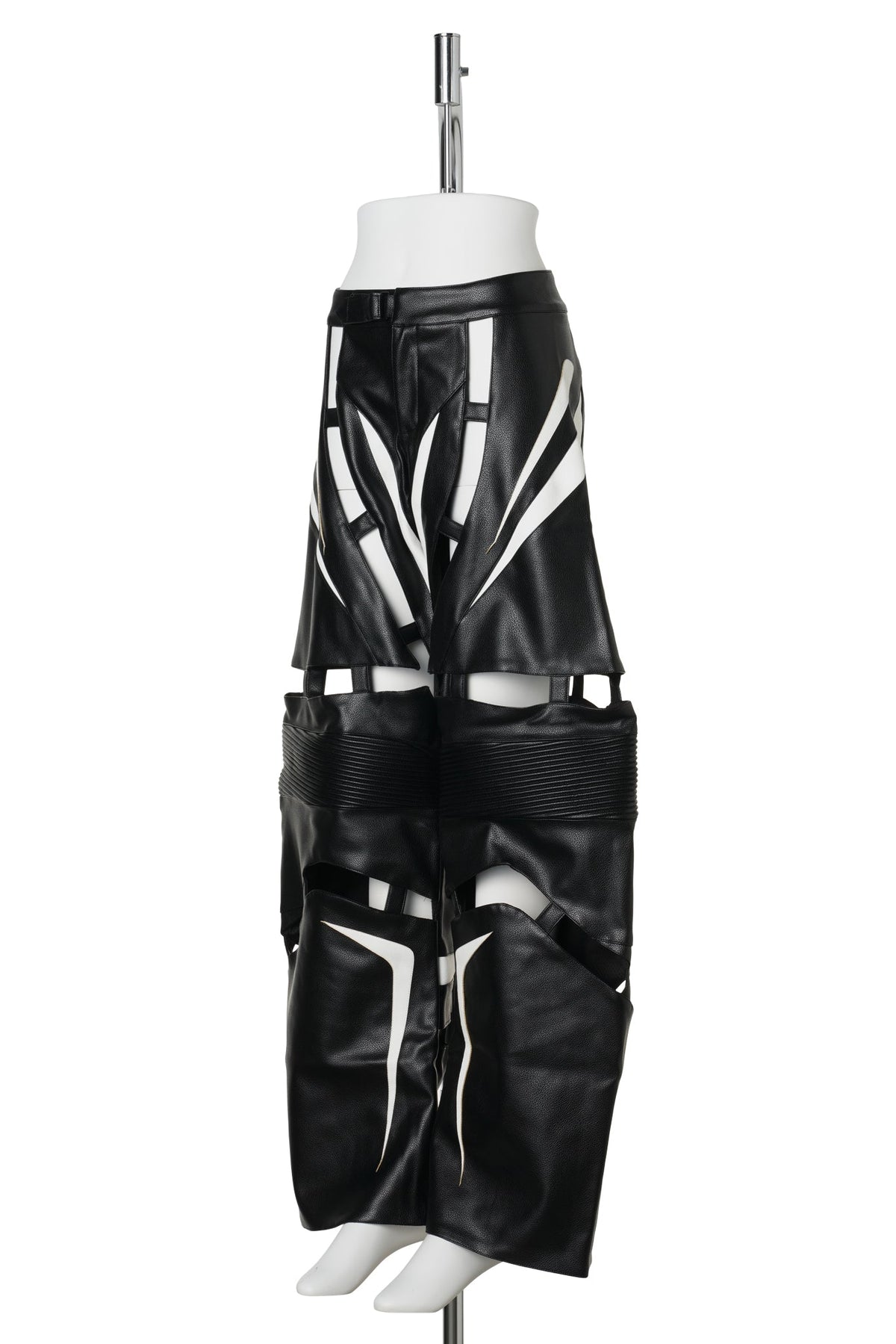 OCTANE FLOATING MOTO PANTS / BLACK/WHITE