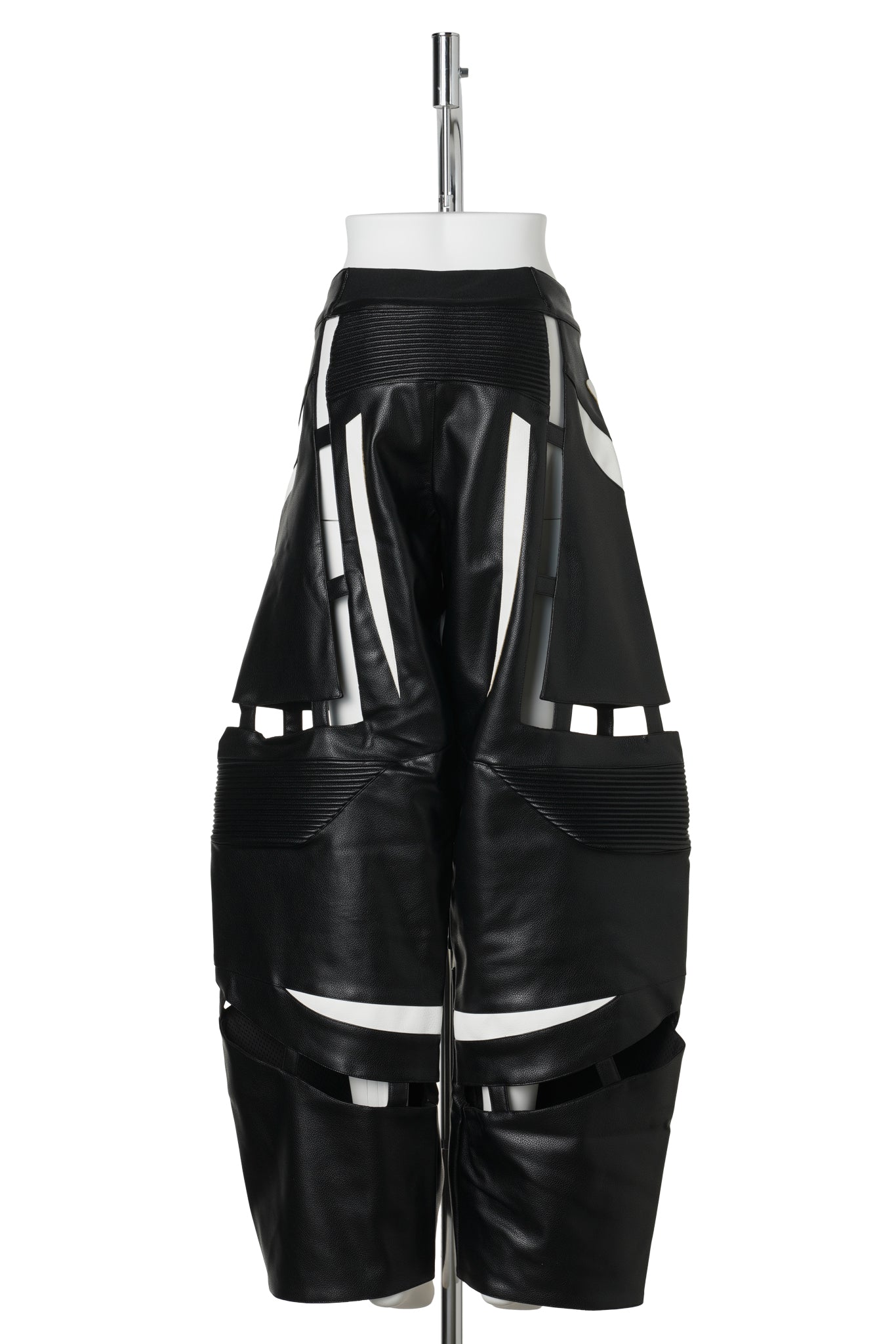 OCTANE FLOATING MOTO PANTS / BLACK/WHITE