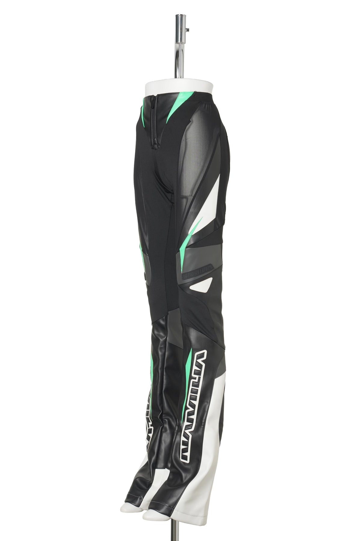 MOTO MESH PANTS / BLACK GREEN
