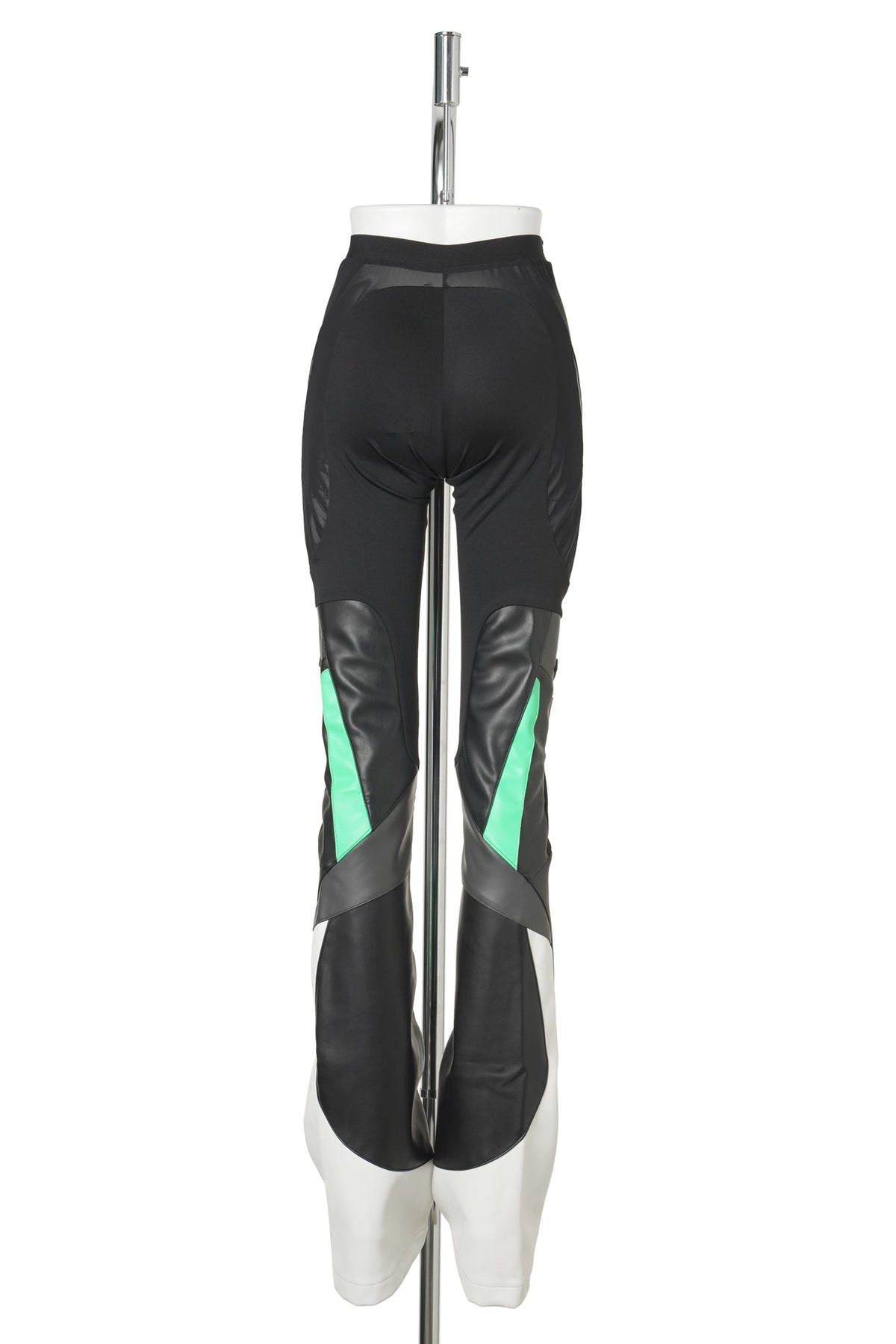MOTO MESH PANTS / BLACK GREEN