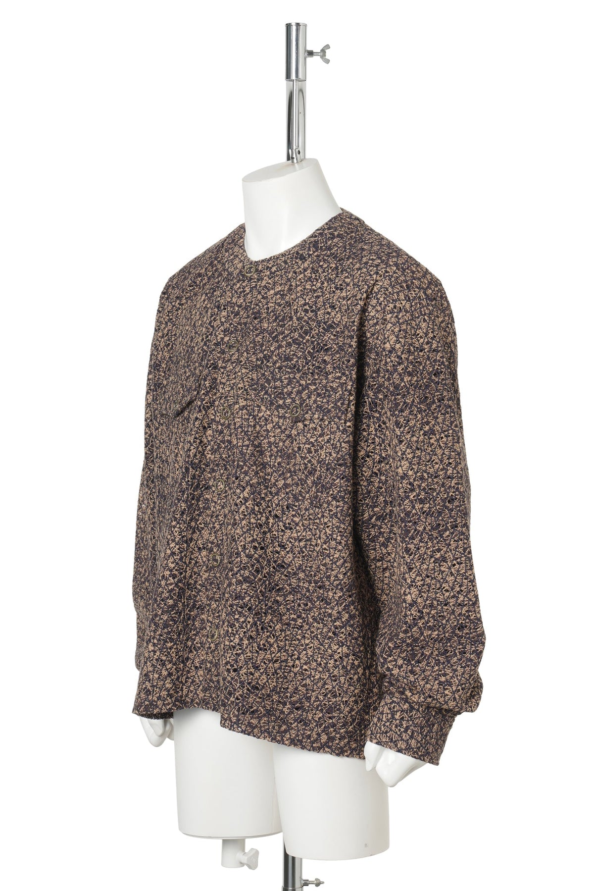 KORVER CARDIGAN SHIRT / KHAKI BROWN