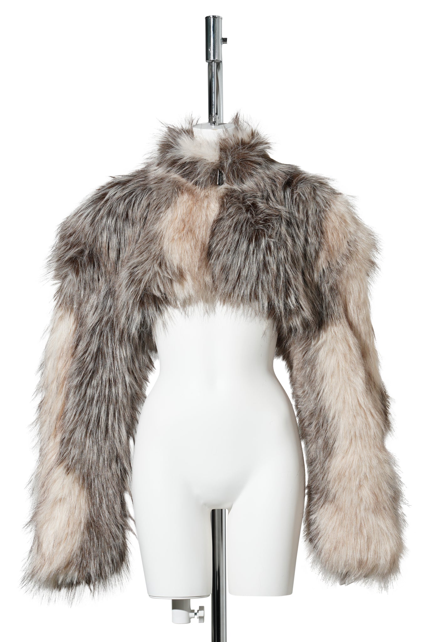 DIVA FAUX FUR BOLERO / BROWN