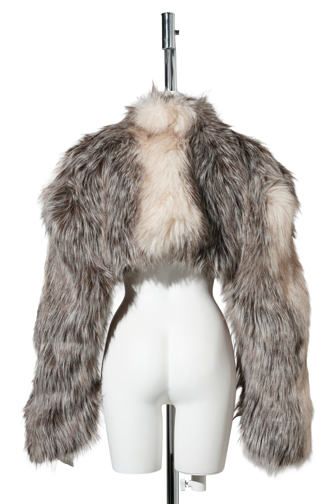 DIVA FAUX FUR BOLERO / BROWN