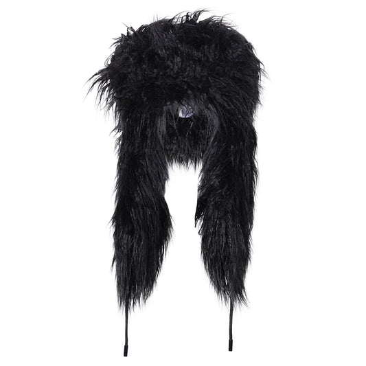 VIP FAUX FUR HAT / BLACK