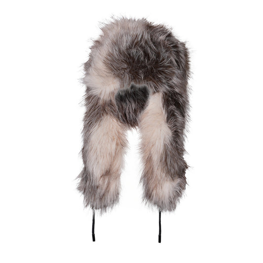 VIP FAUX FUR HAT / BROWN