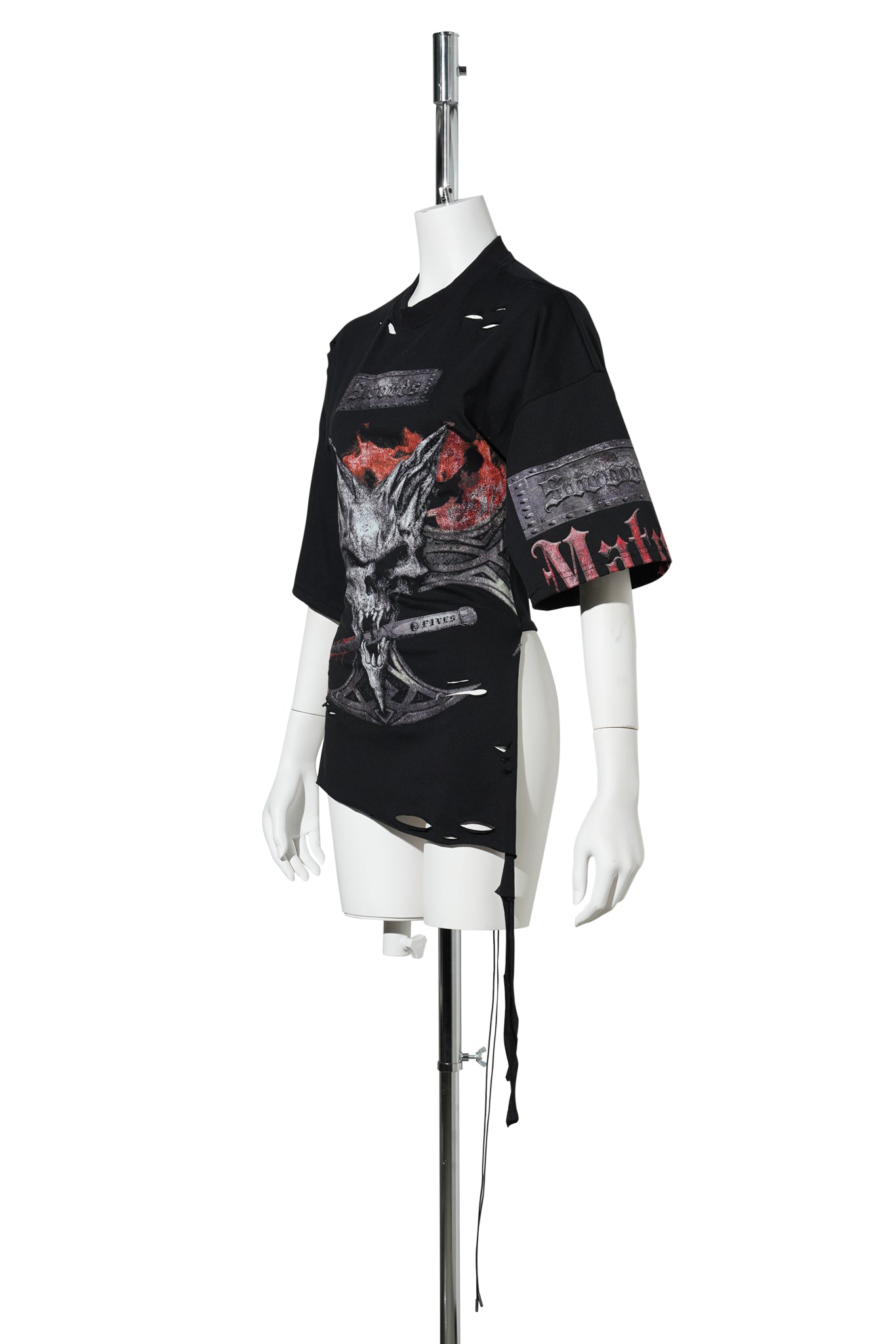 ROCKSTAR CORSET JERSEY / BLACK PRINT