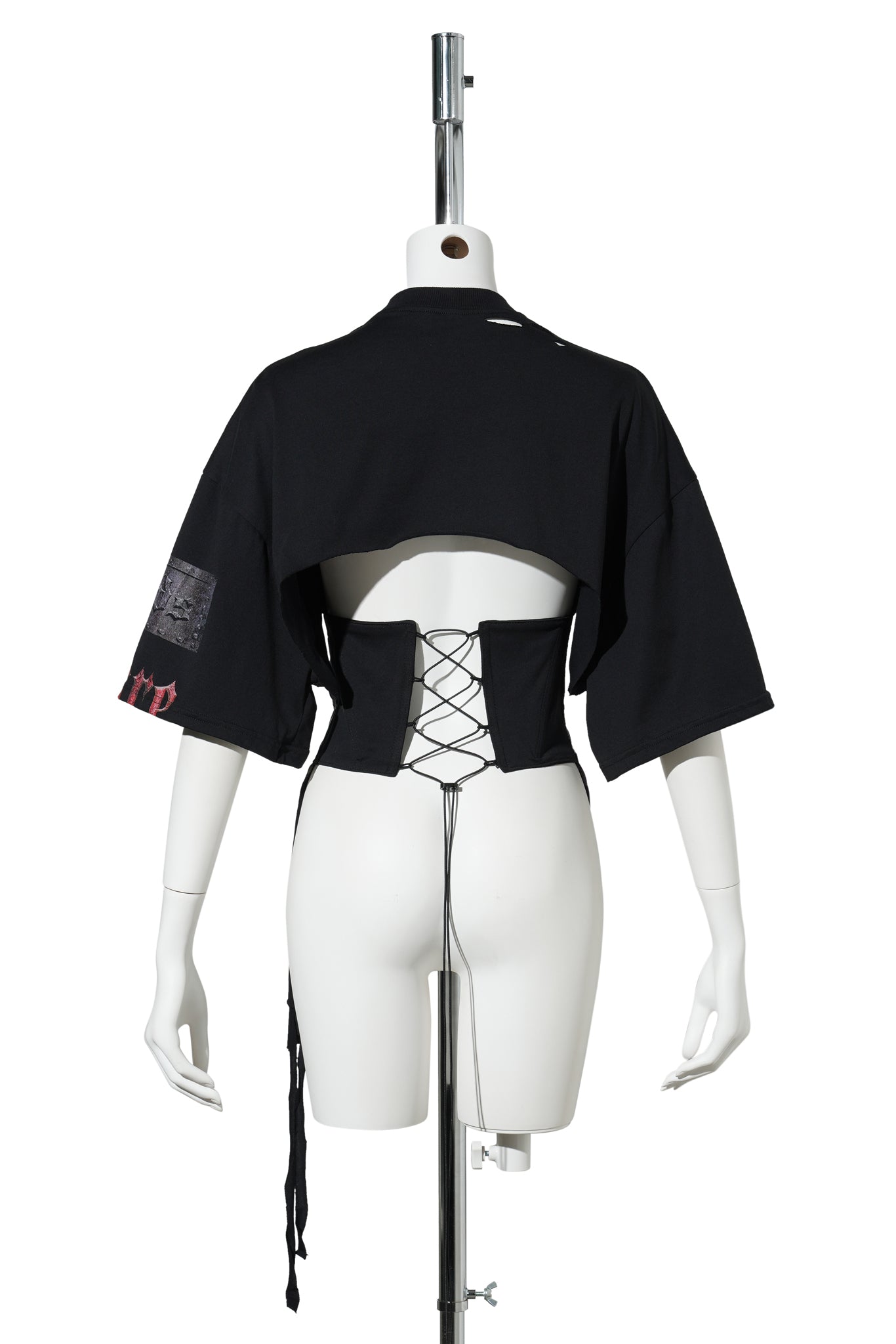 ROCKSTAR CORSET JERSEY / BLACK PRINT