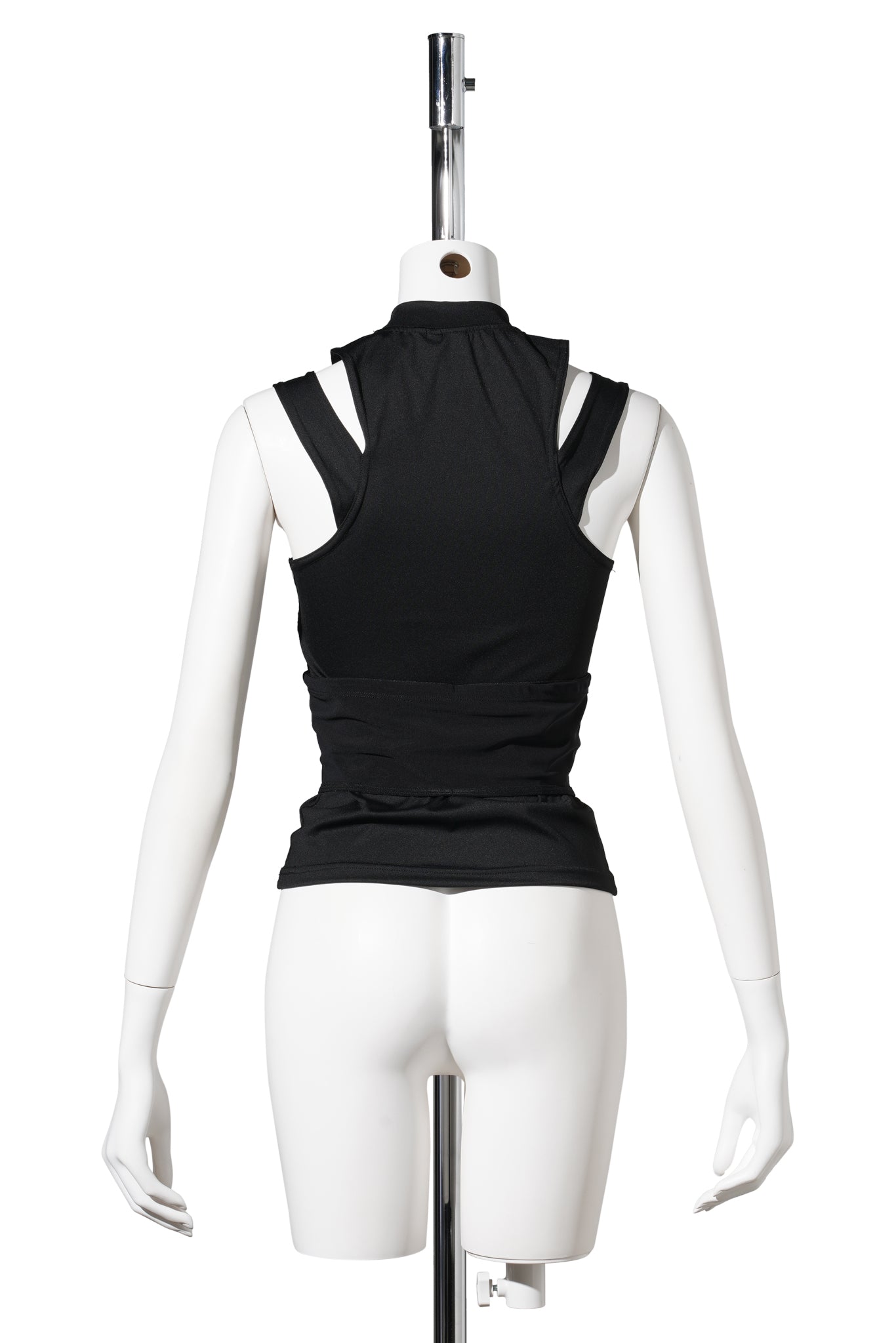 LAYERED CONTOUR TOP / BLACK