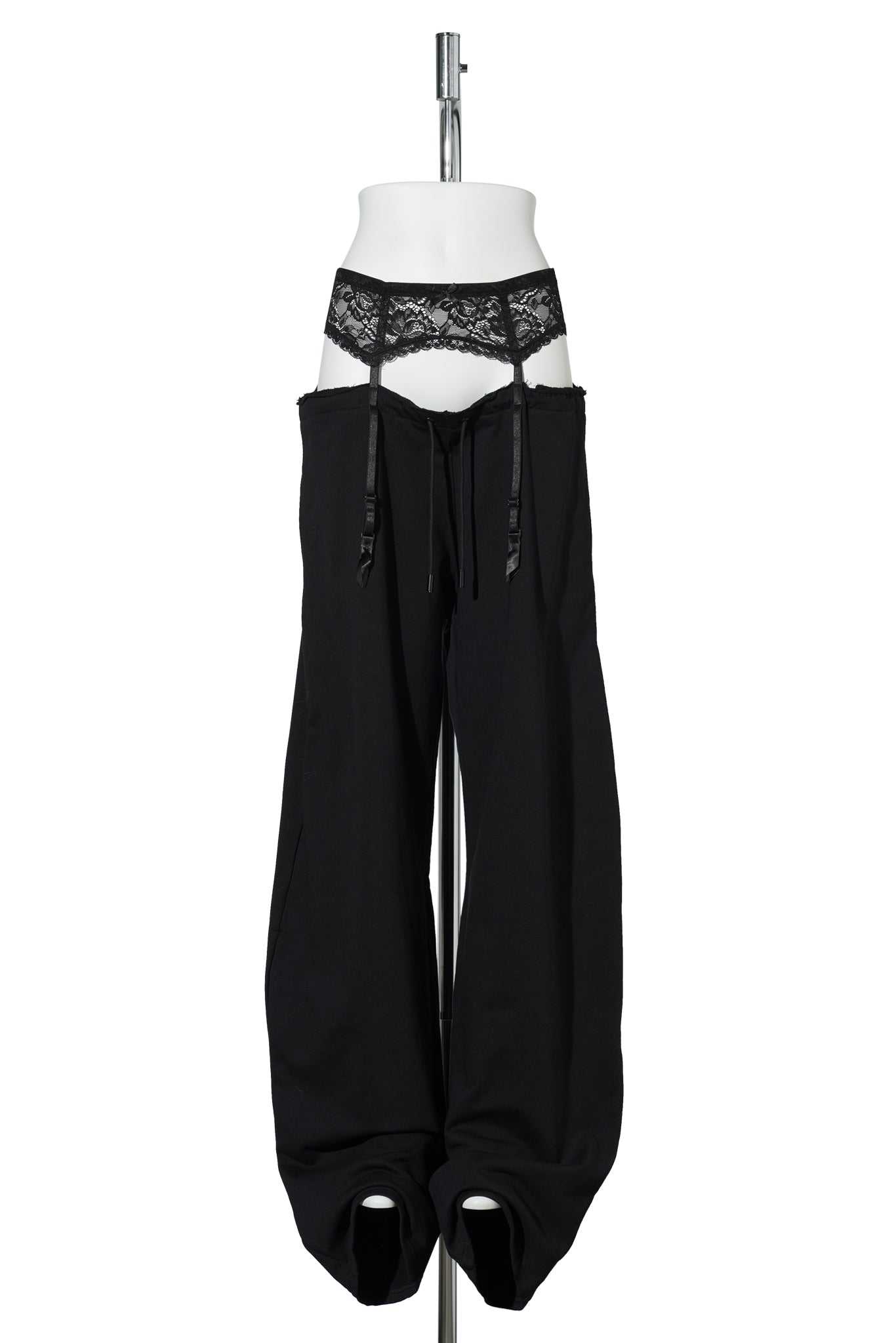 LINGERIE JOGGER / BLACK EMBROIDERY