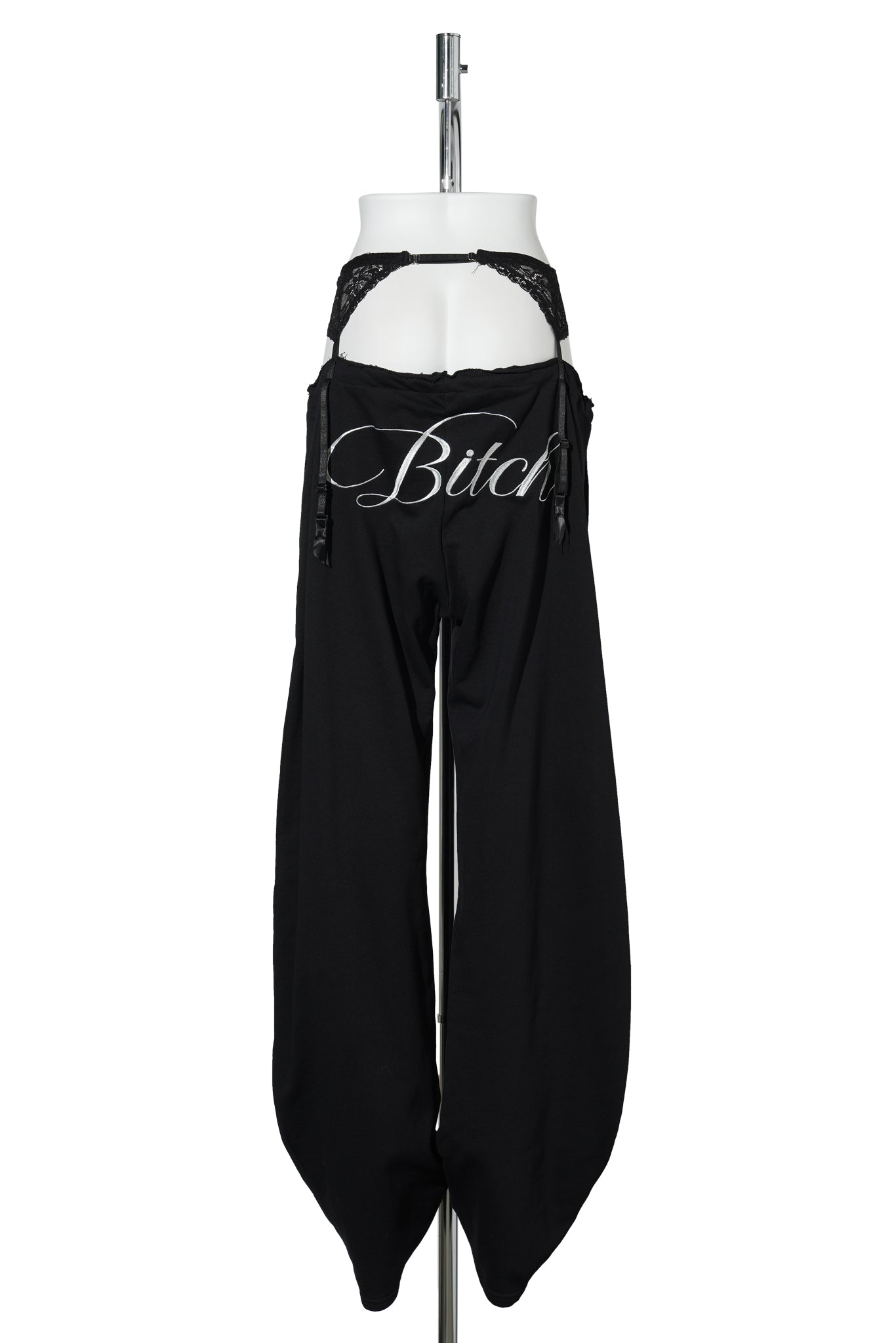 LINGERIE JOGGER / BLACK EMBROIDERY