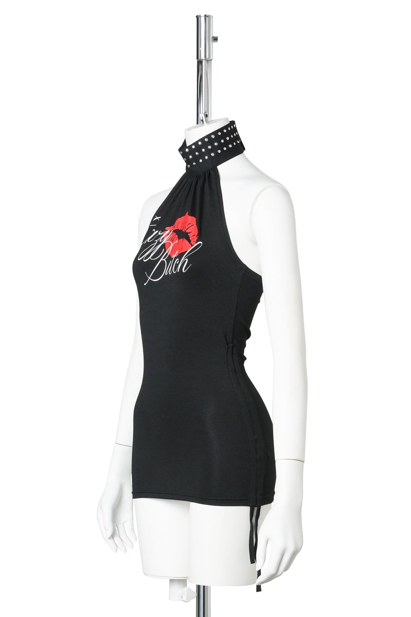 CRAZY B*TCH TOP / BLACK PRINT CRAZY