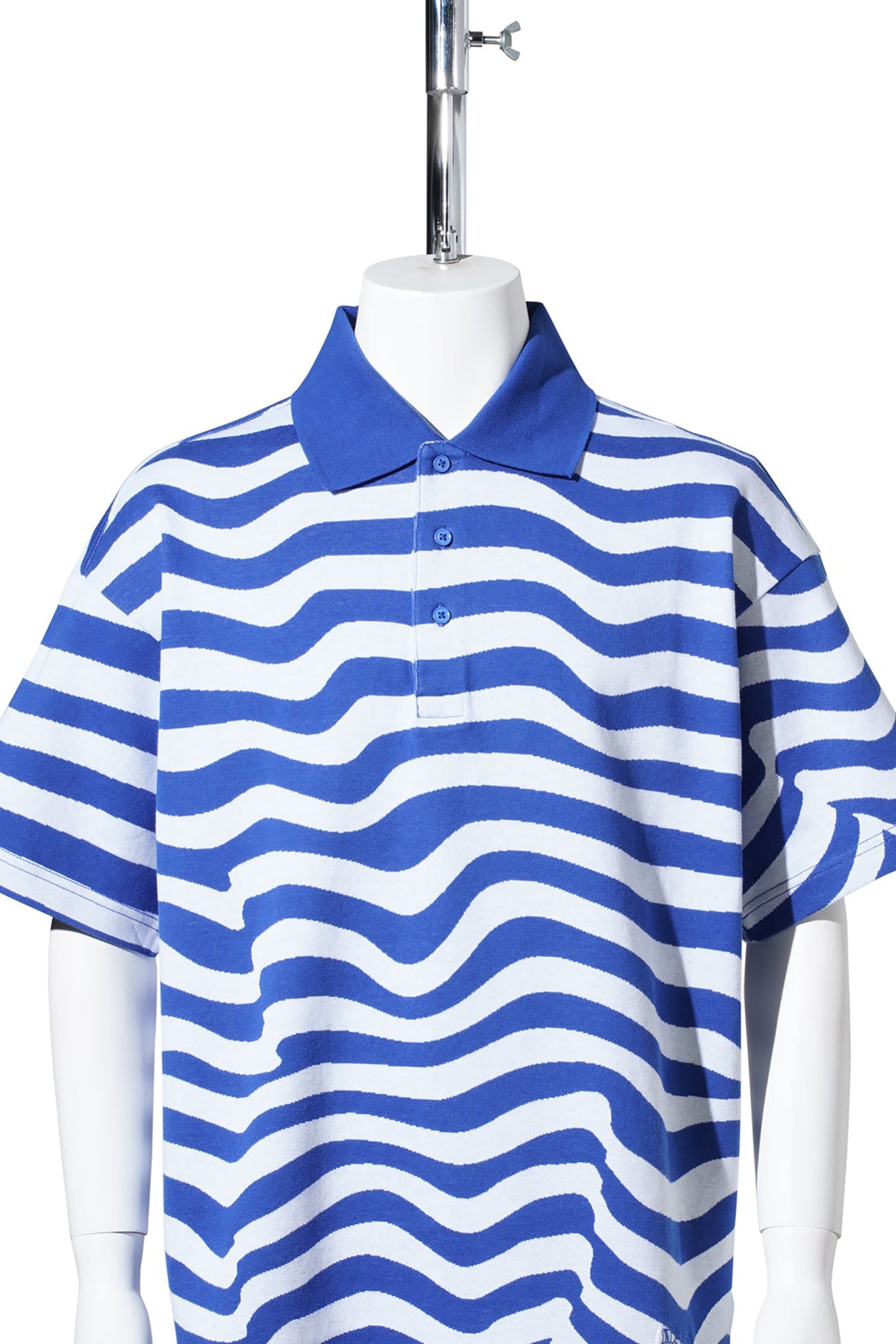 GO SS REP (BLUE POLO) / NPA127:STRIPE
