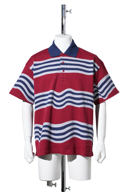 GO SS REP (RED POLO) / NPA128:STRIPE