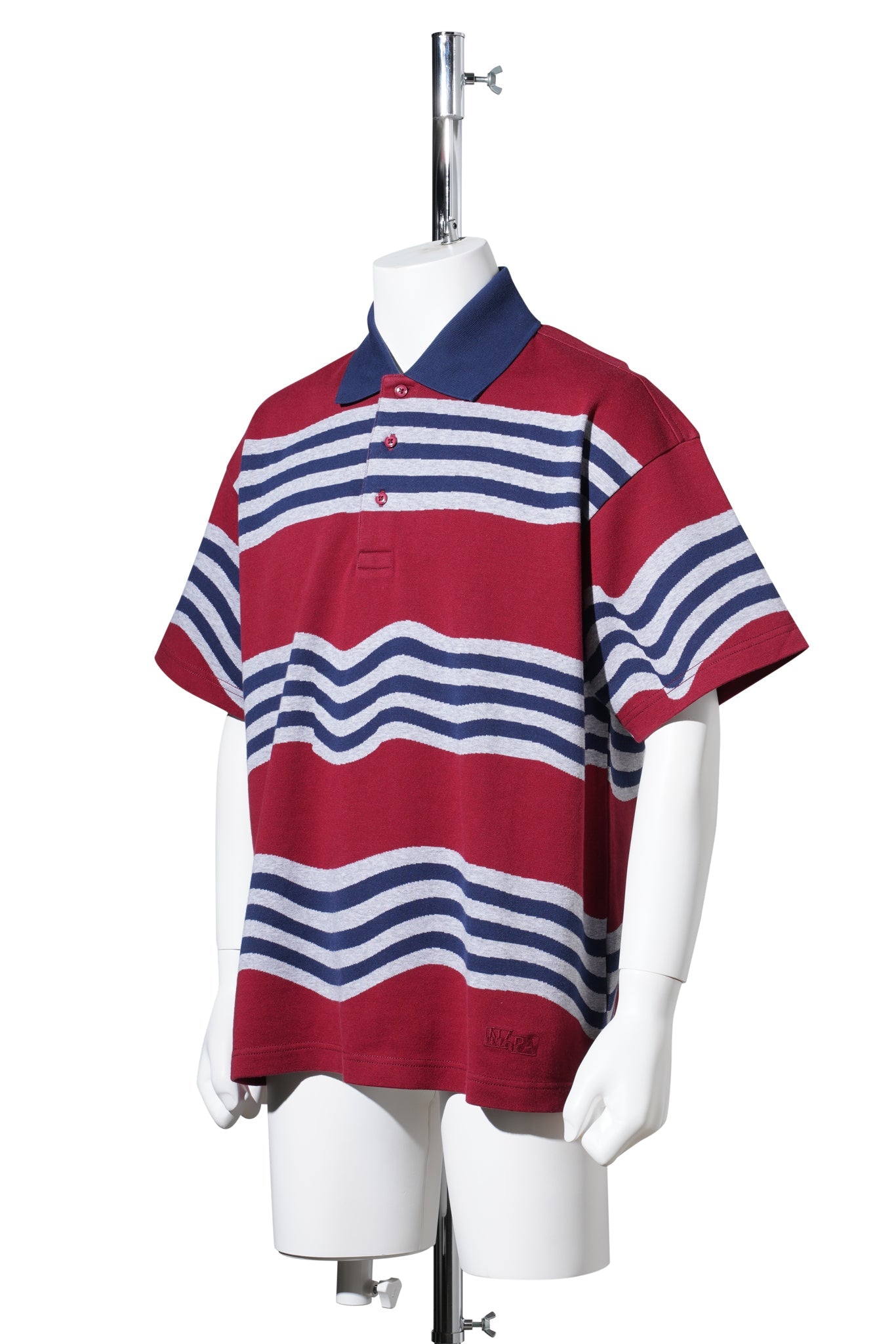 GO SS REP (RED POLO) / NPA128:STRIPE