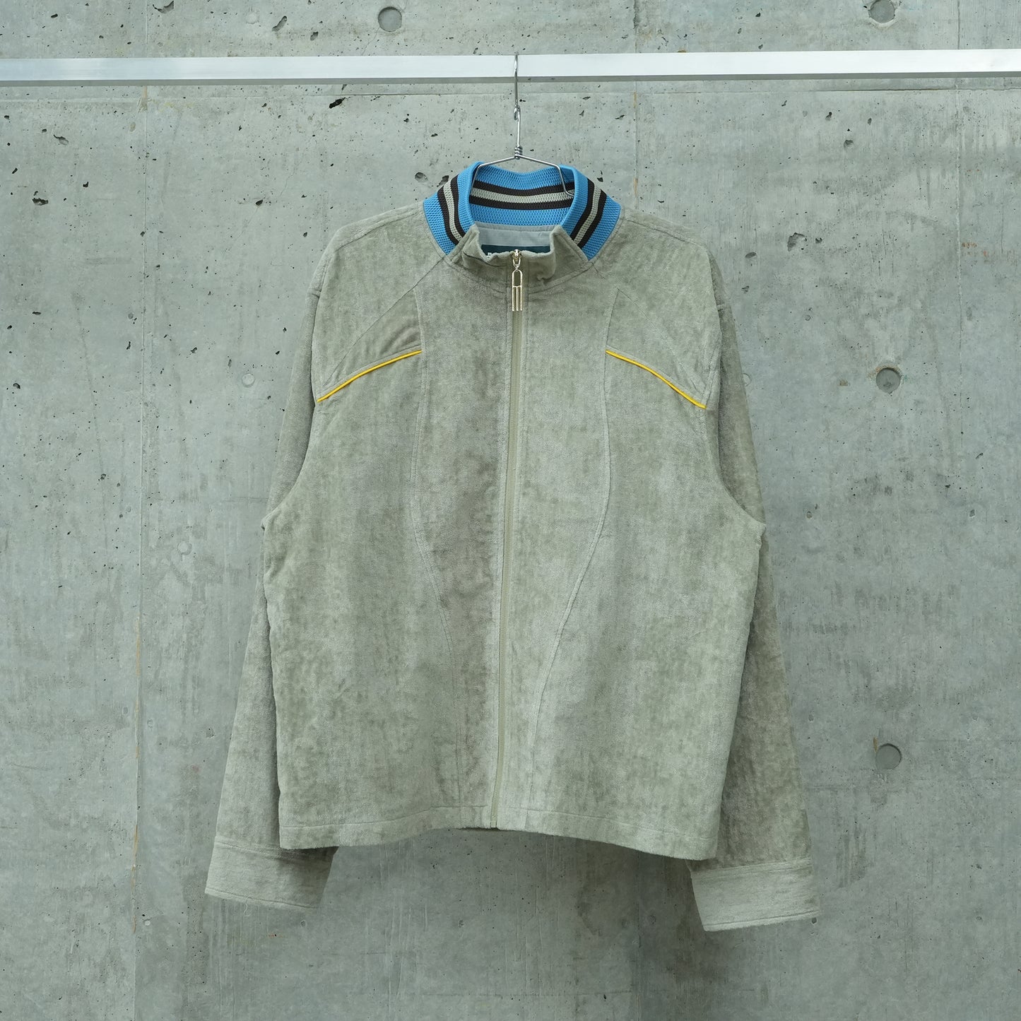 APEL TERRYCLOTH ZIP SHIRT / FROST WHITE