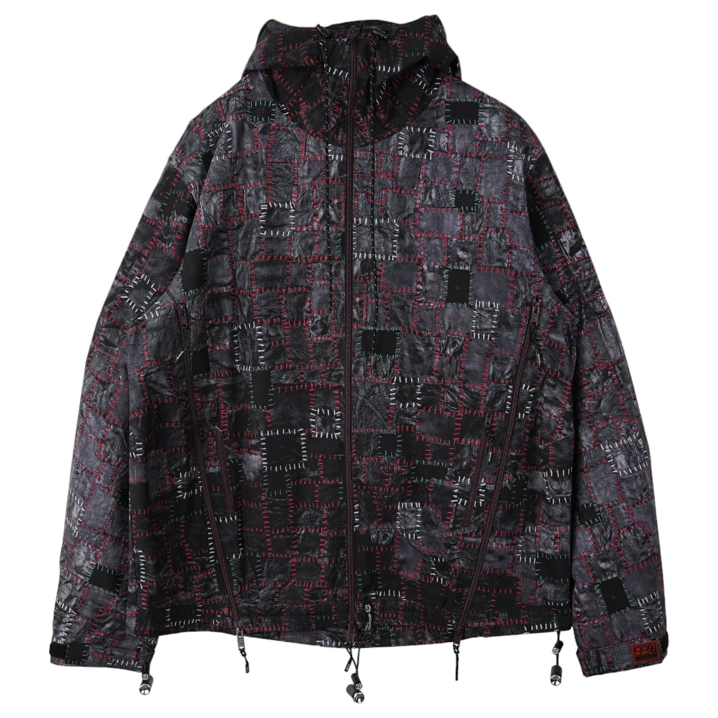 99%IS- x blackmeans 'OUR FAITH' PADDED JACKET / MIXED BLACK