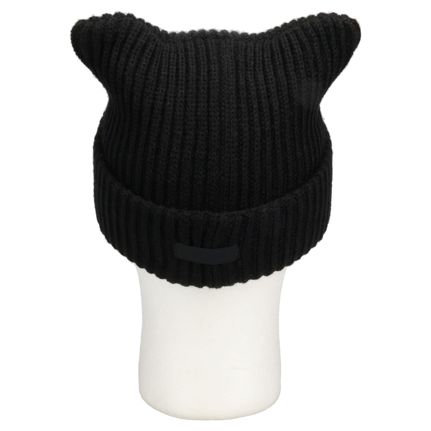 XX CAT BEANIE / BLACK/BLACK