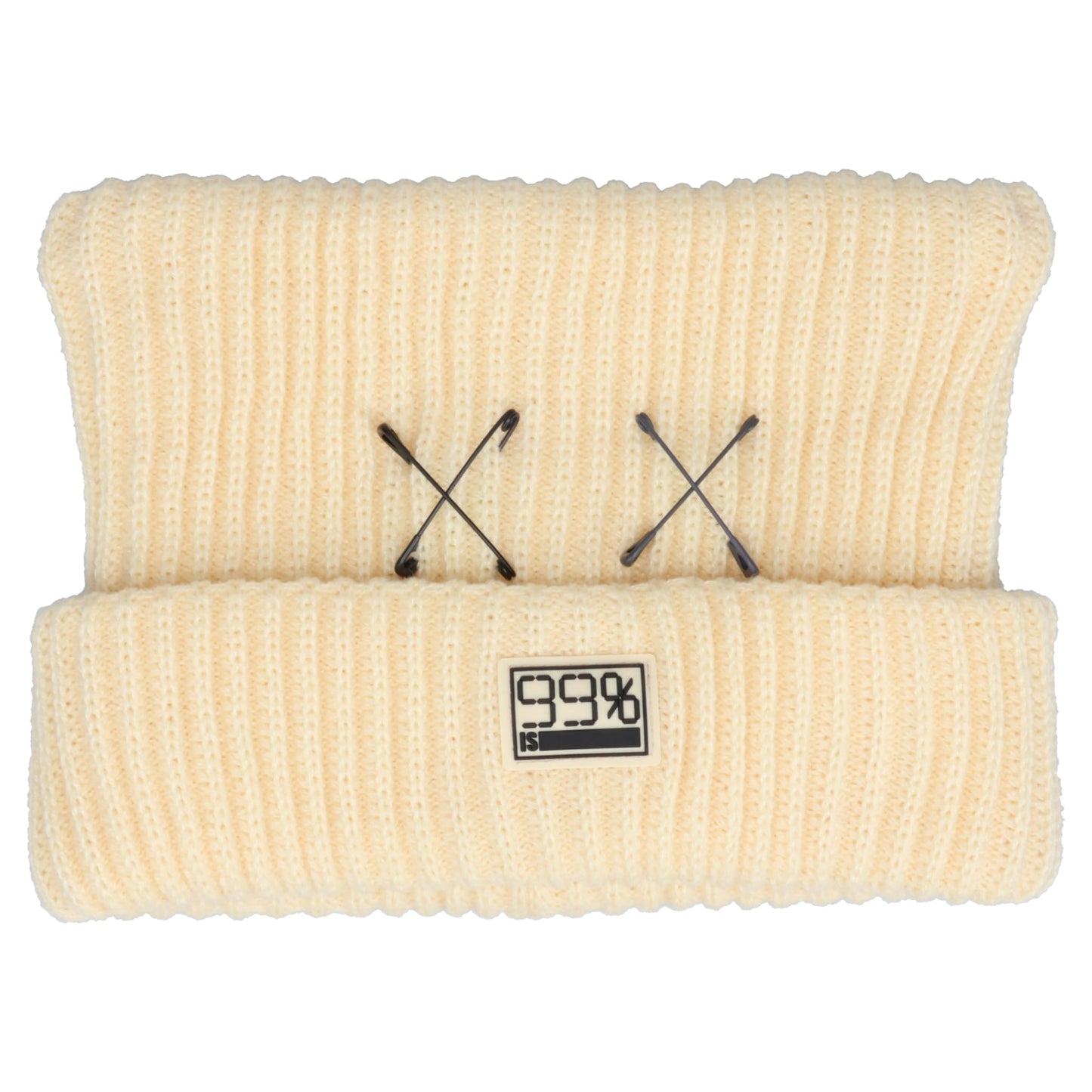 XX CAT BEANIE / WHITE/BLACK