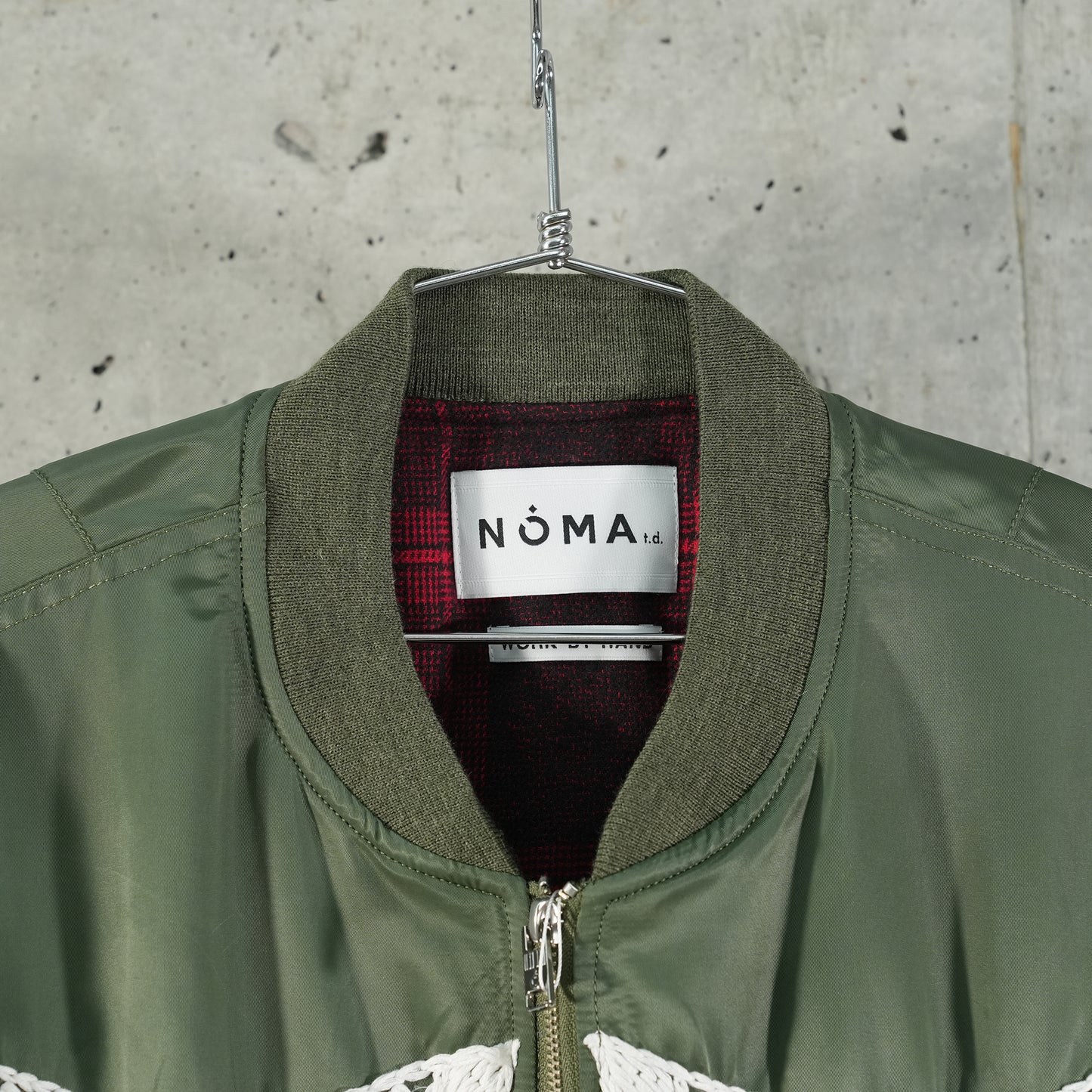 THE CRAFT HAND EMBROIDERY FLIGHT JACKET / OLIVE