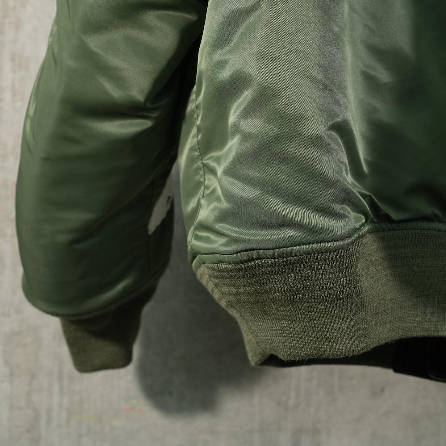 THE CRAFT HAND EMBROIDERY FLIGHT JACKET / OLIVE