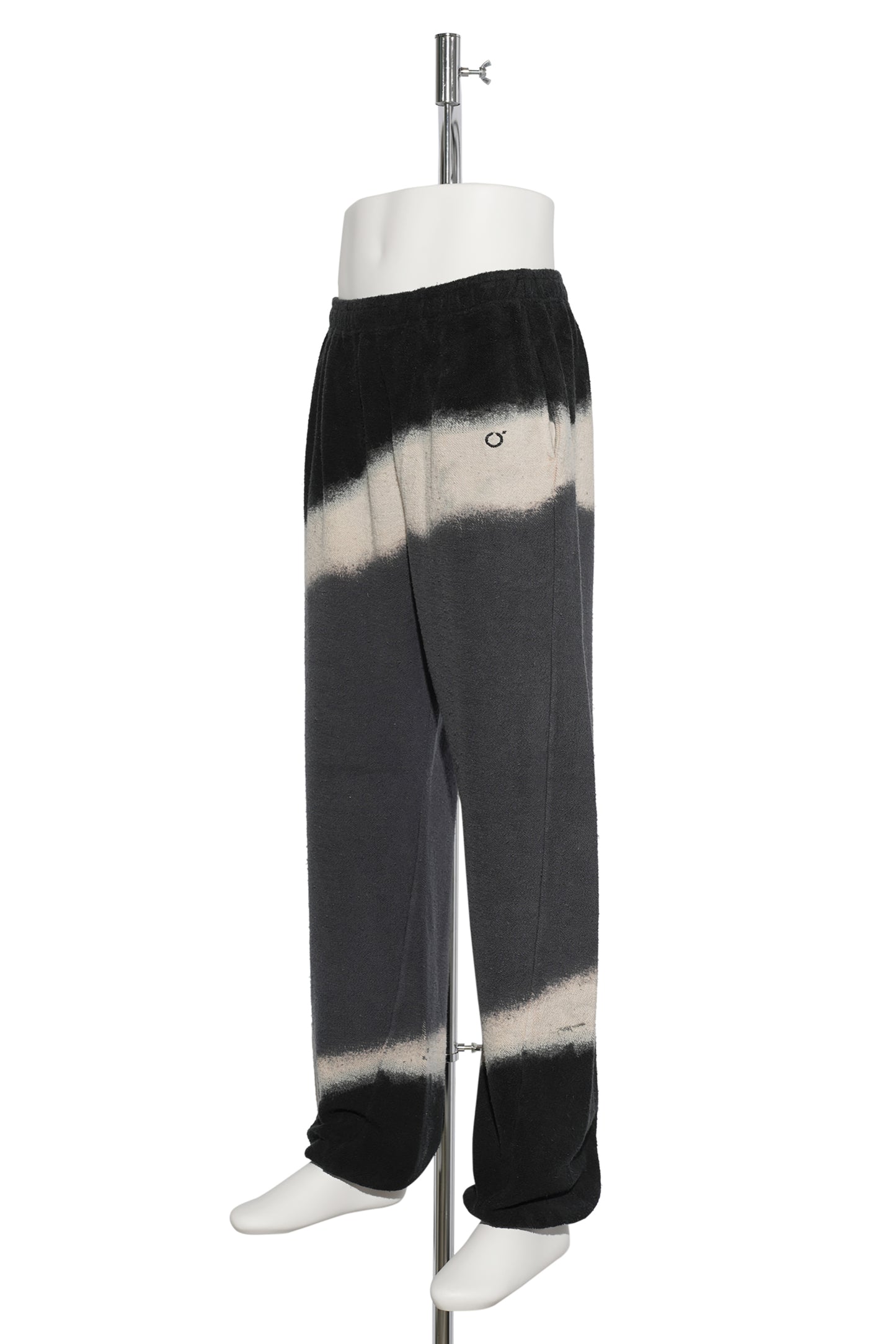 HAND DYE TWIST PANTS / GRAY/BLACK