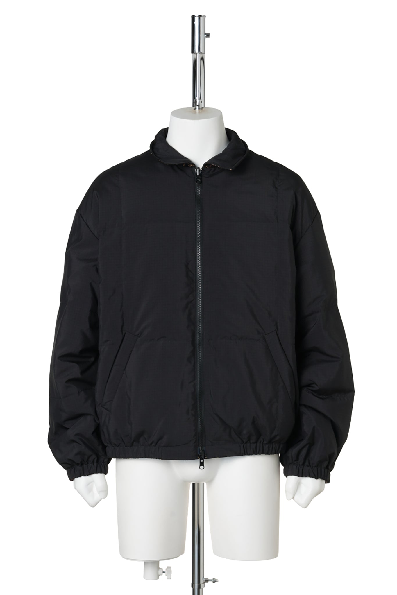 LEOPARD REVERSIBLE DOWN PUFFER JACKET / LEOPARD/BROWN