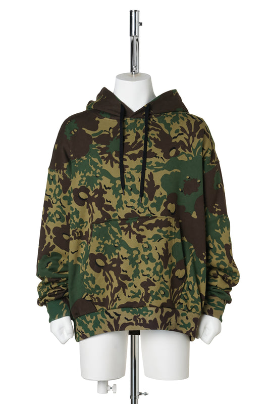 CAMO FLOWER HOODY / CAMOFLOWER/OLIVE