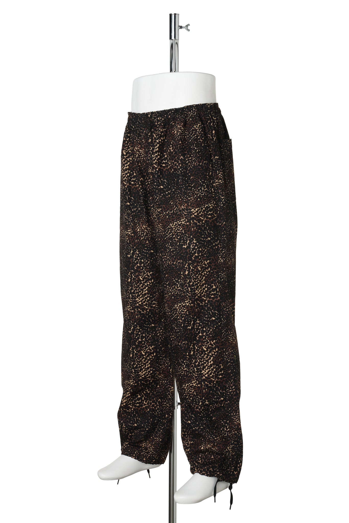 LEOPARD DOUBLE KNEE PANTS / LEOPARD/BROWN