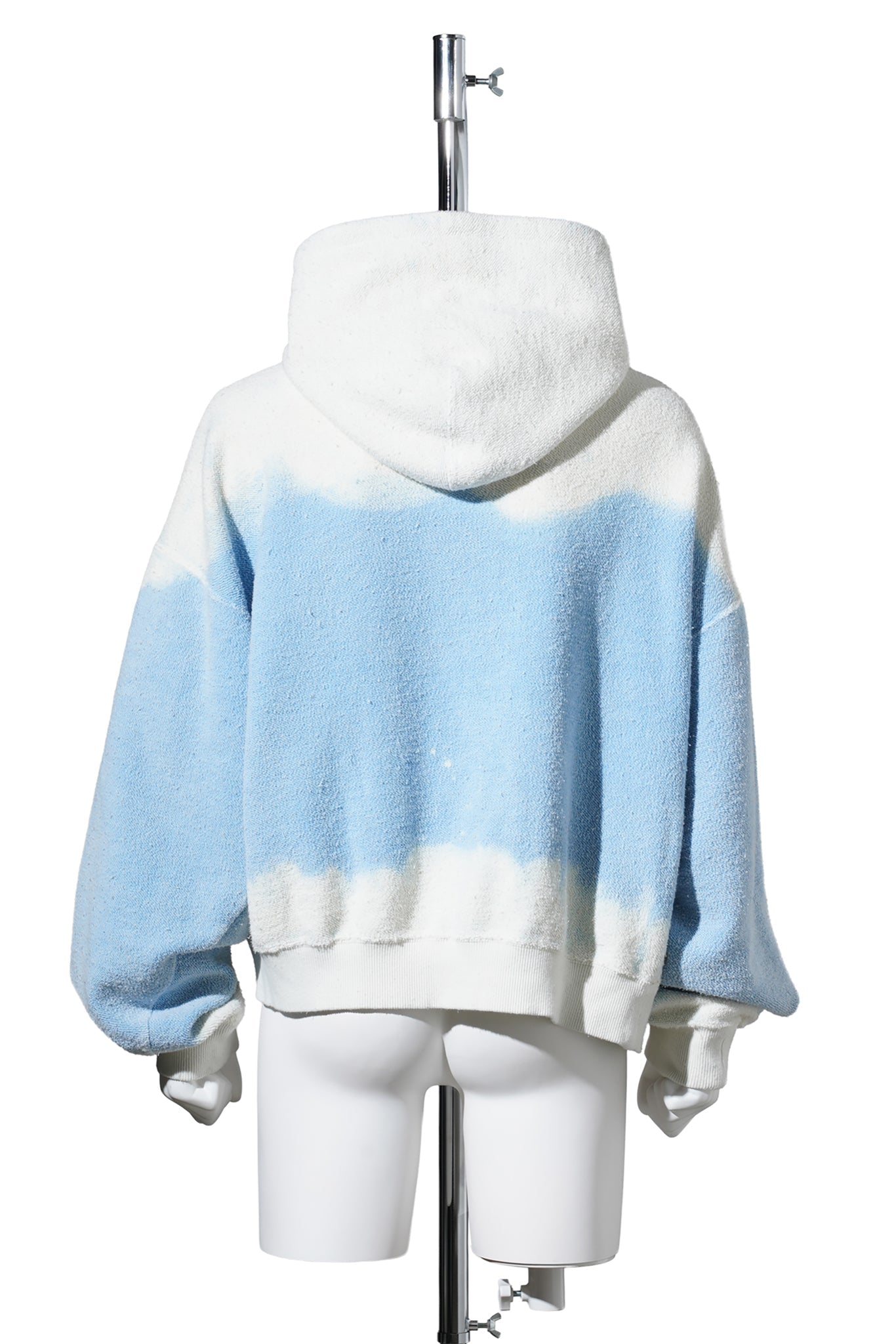 HAND DYE REVERSE TWIST PARKA / LT BLUE