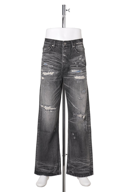 BAGGY DENIM / CRABLA CRASH BLACK