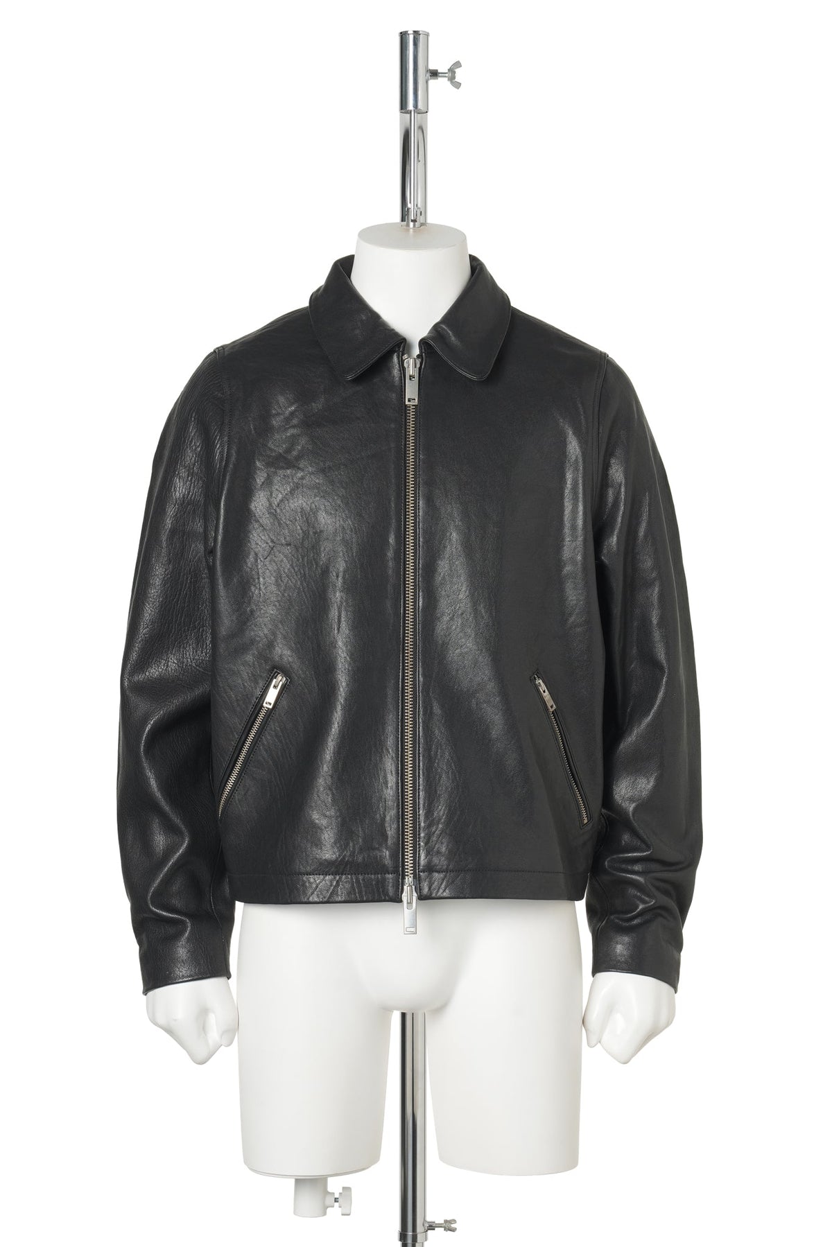 MECHANIC LEATHER JACKET / BLACK